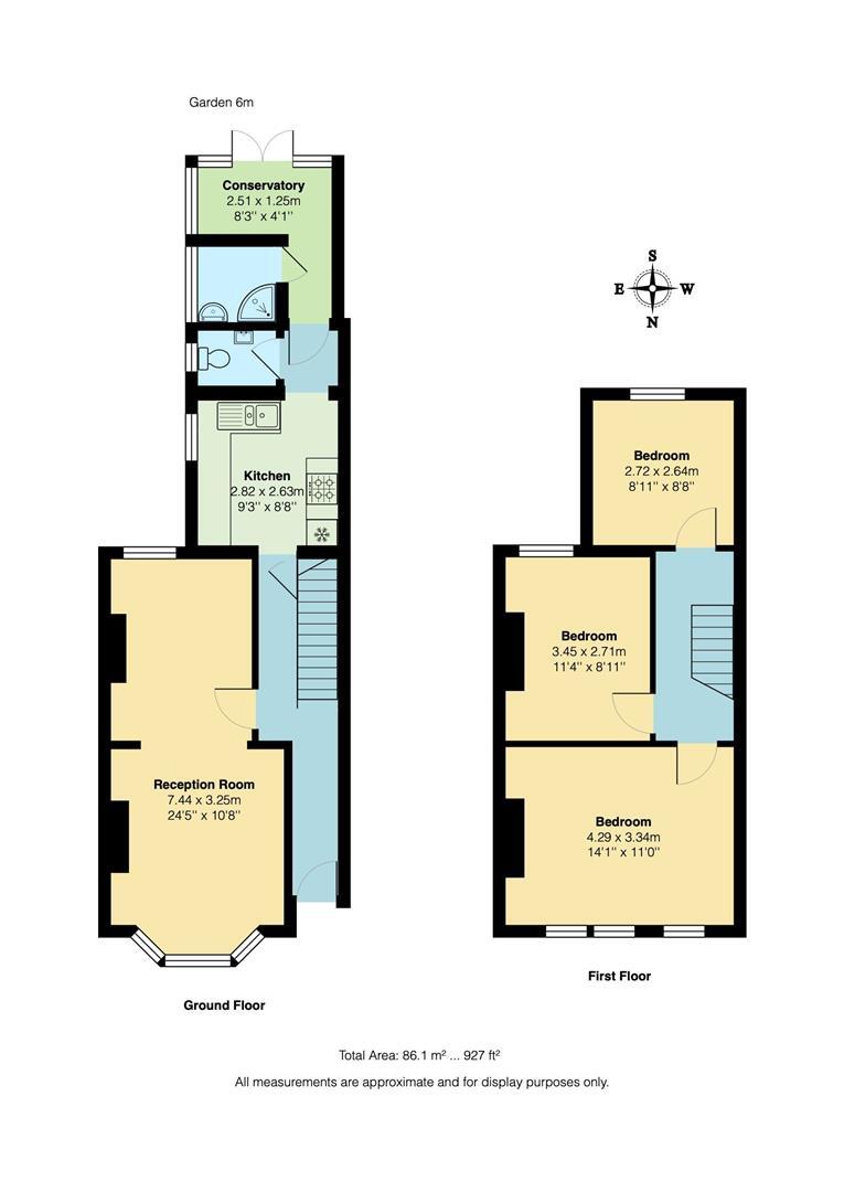 Floorplan of 3 bedroom House to rent, Lime Street, Walthamstow, E17