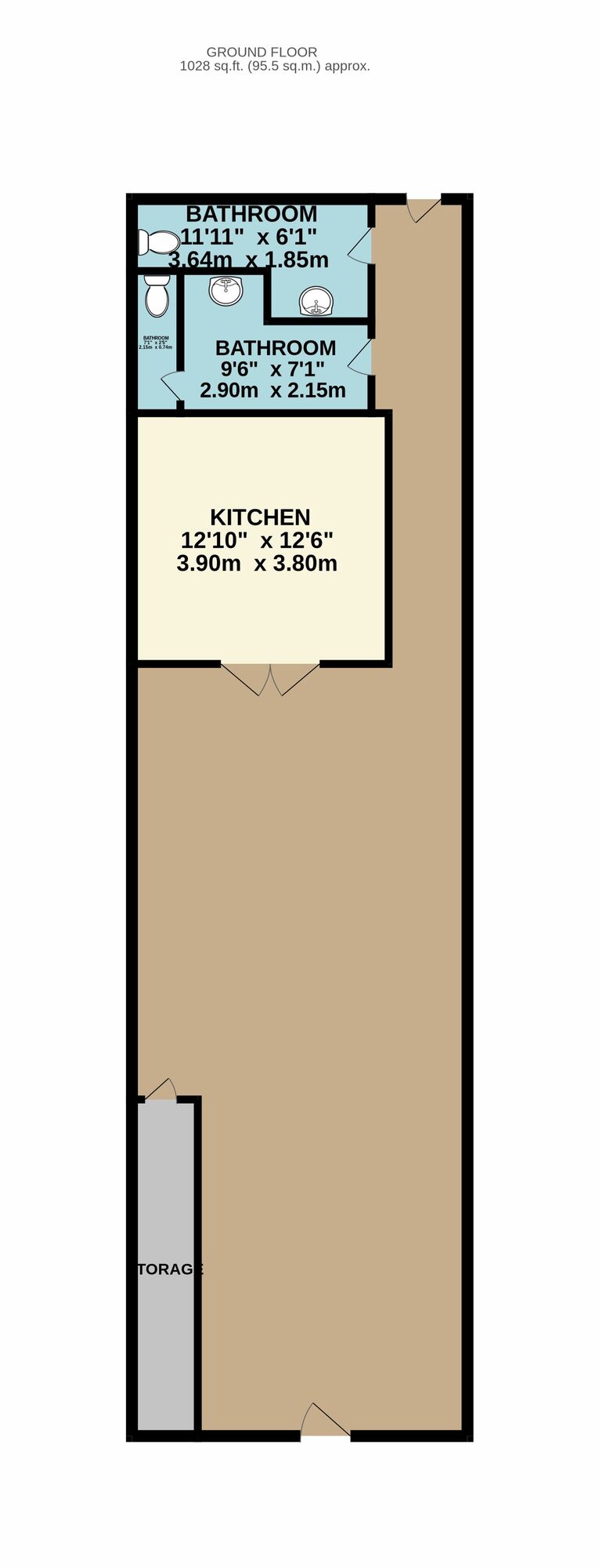 Floorplan of Property to rent, Lea Bridge Road, London, E10