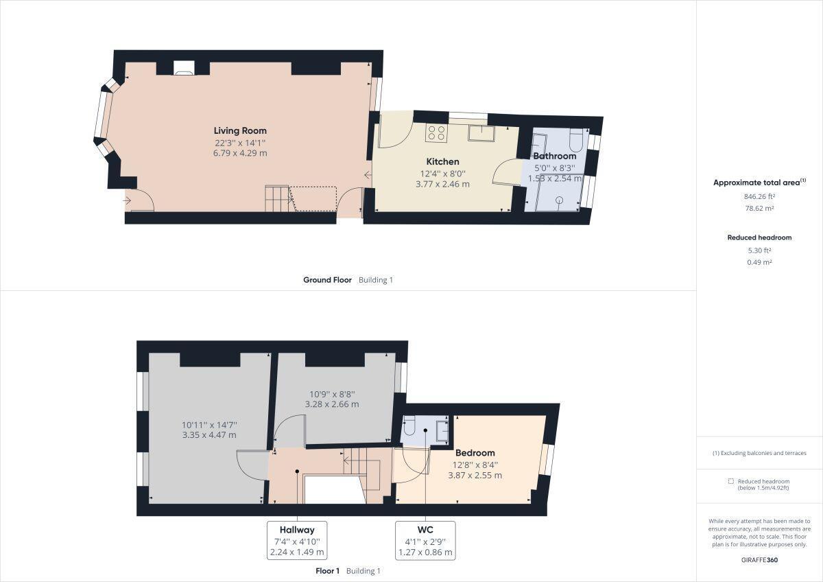 Floorplan of 3 bedroom Mid Terrace House to rent, Chingford Mount Road, London, E4