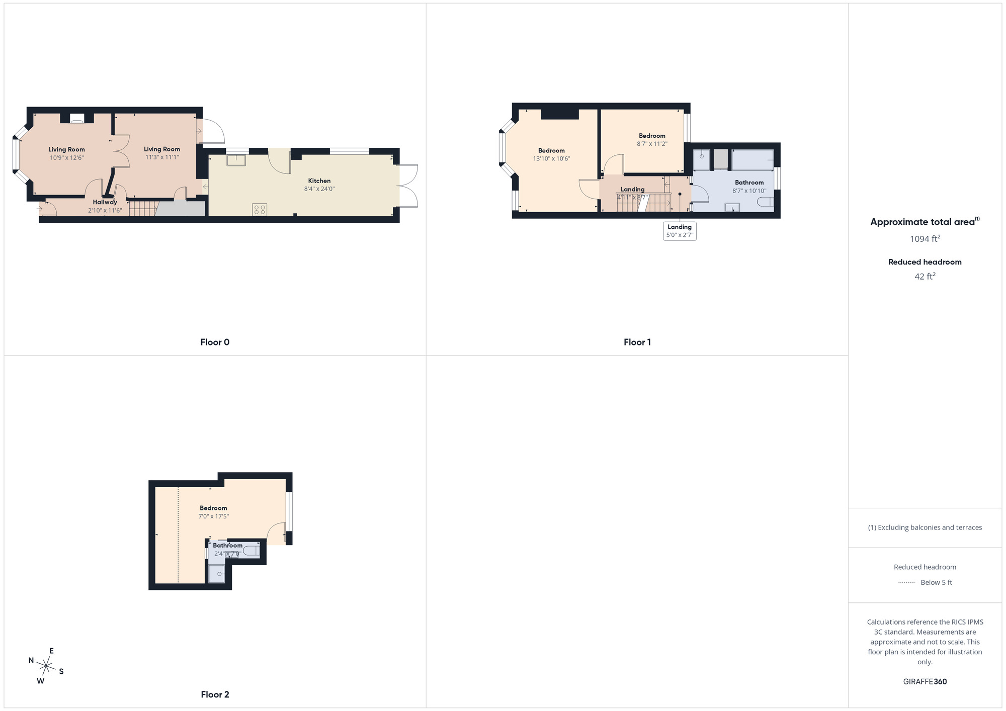Floorplan of 3 bedroom Mid Terrace House to rent, Mount Pleasant Road, Walthamstow, E17