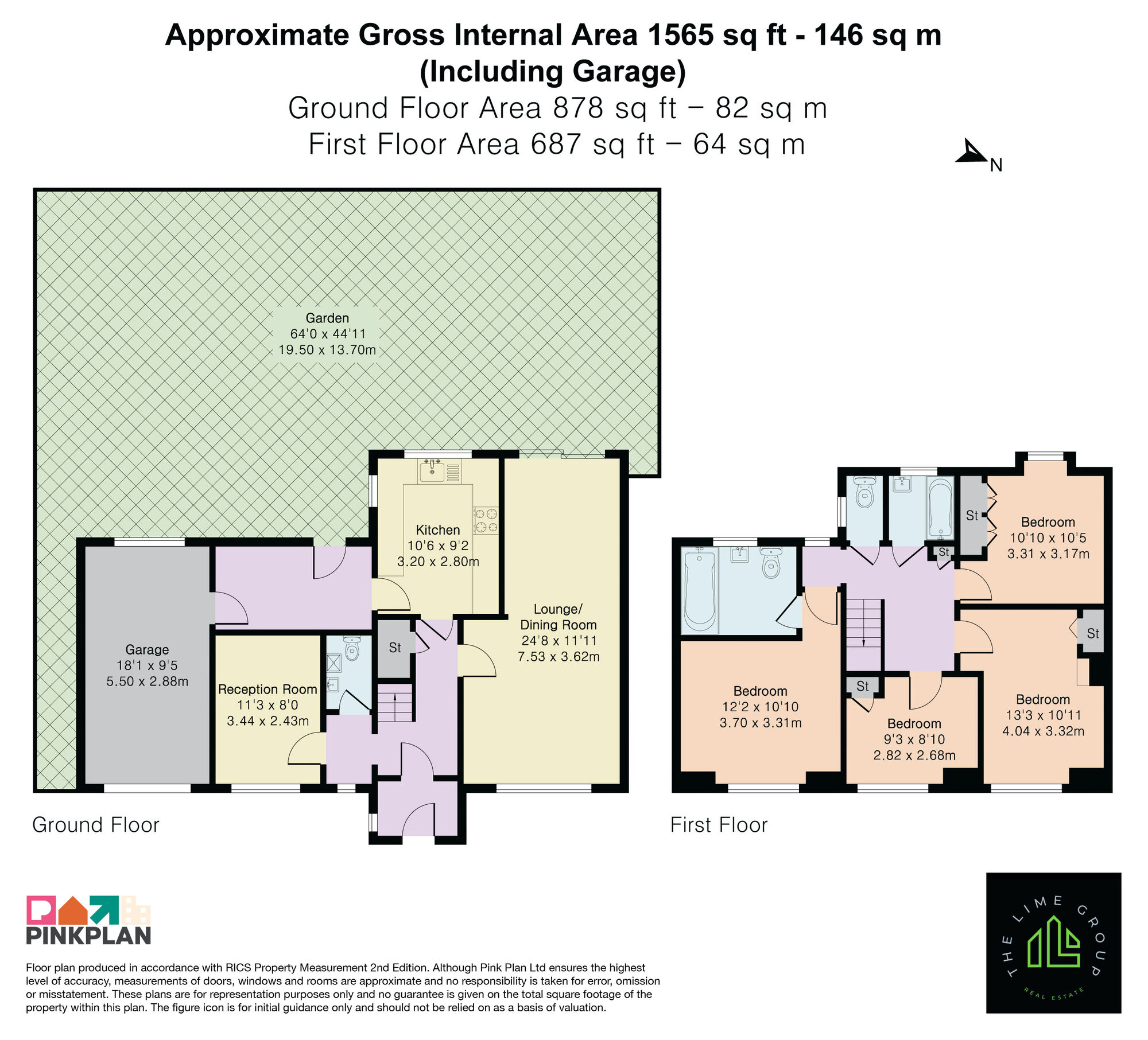 Floorplan of 4 bedroom Semi Detached House for sale, Oakwood Drive, St. Albans, Hertfordshire, AL4