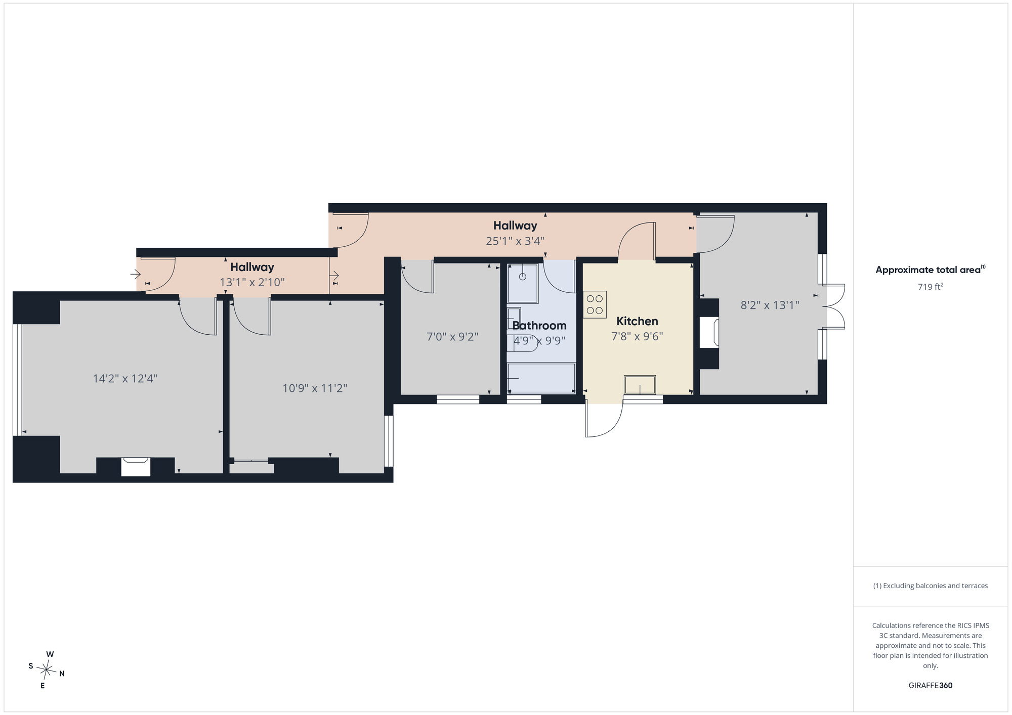Floorplan of 3 bedroom Flat for sale, Church Hill, Walthamstow, E17