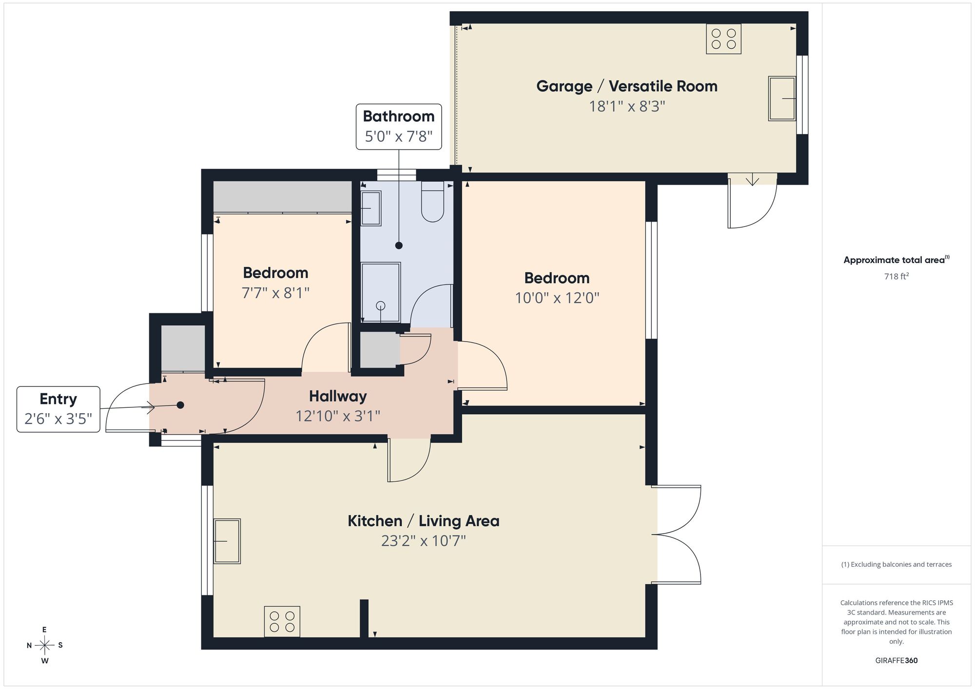 Floorplan of 2 bedroom Bungalow for sale, Soper Close, Chingford, E4