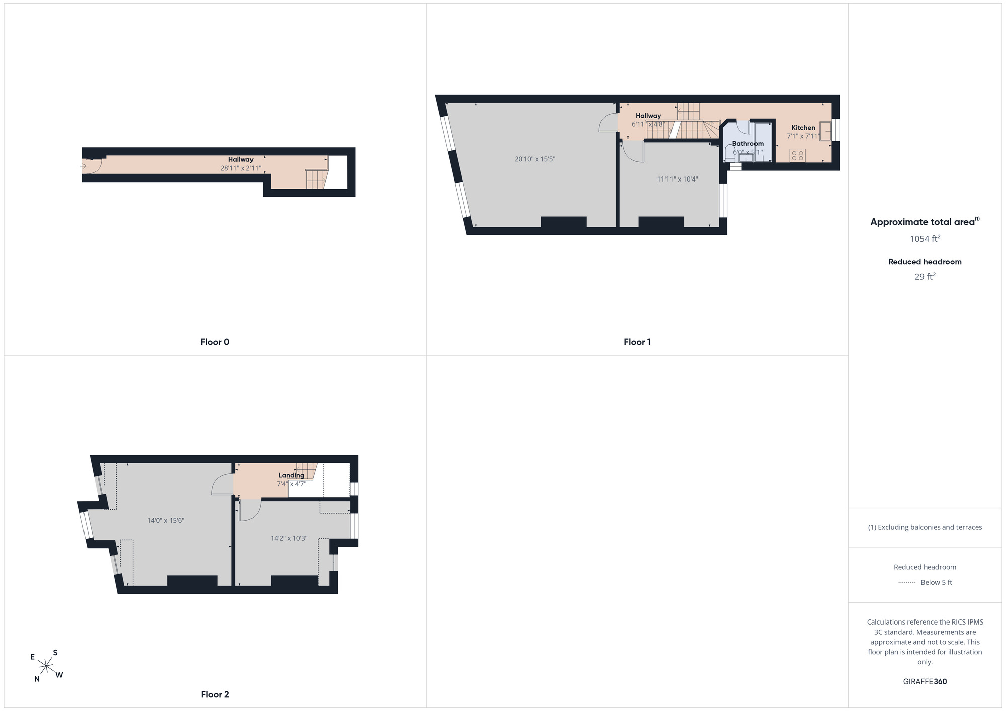 Floorplan of 2 bedroom Flat to rent, Hoe Street, Walthamstow, E17