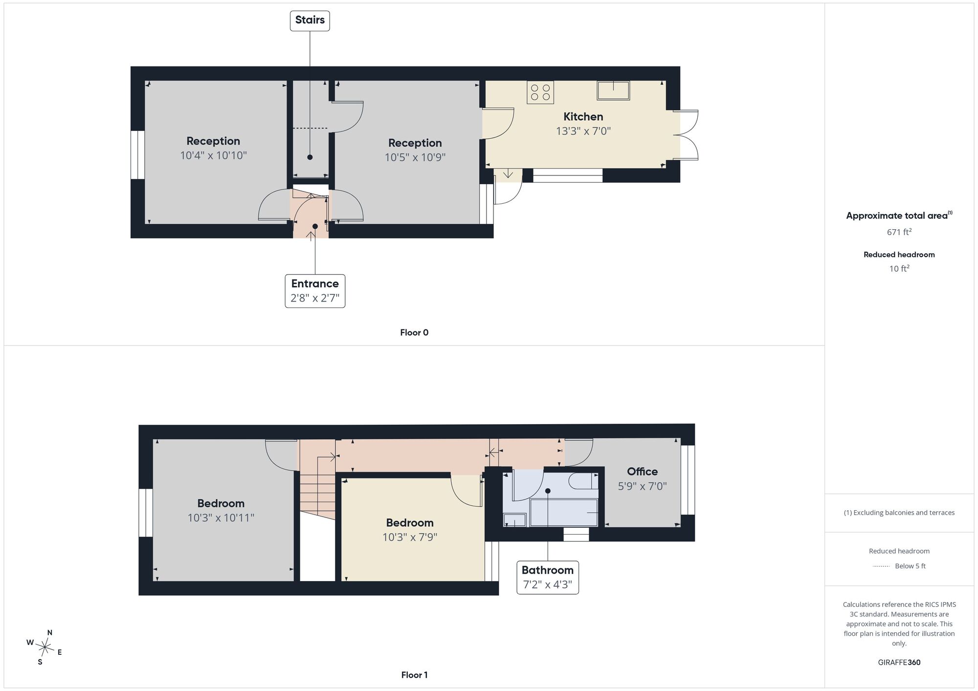 Floorplan of 2 bedroom Semi Detached House for sale, Eden Road, Walthamstow, E17