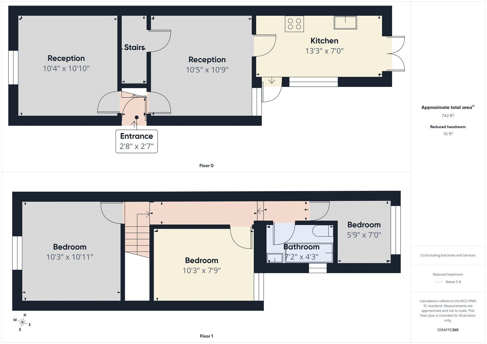 Floorplan of 3 bedroom Semi Detached House for sale, Eden Road, Walthamstow, E17