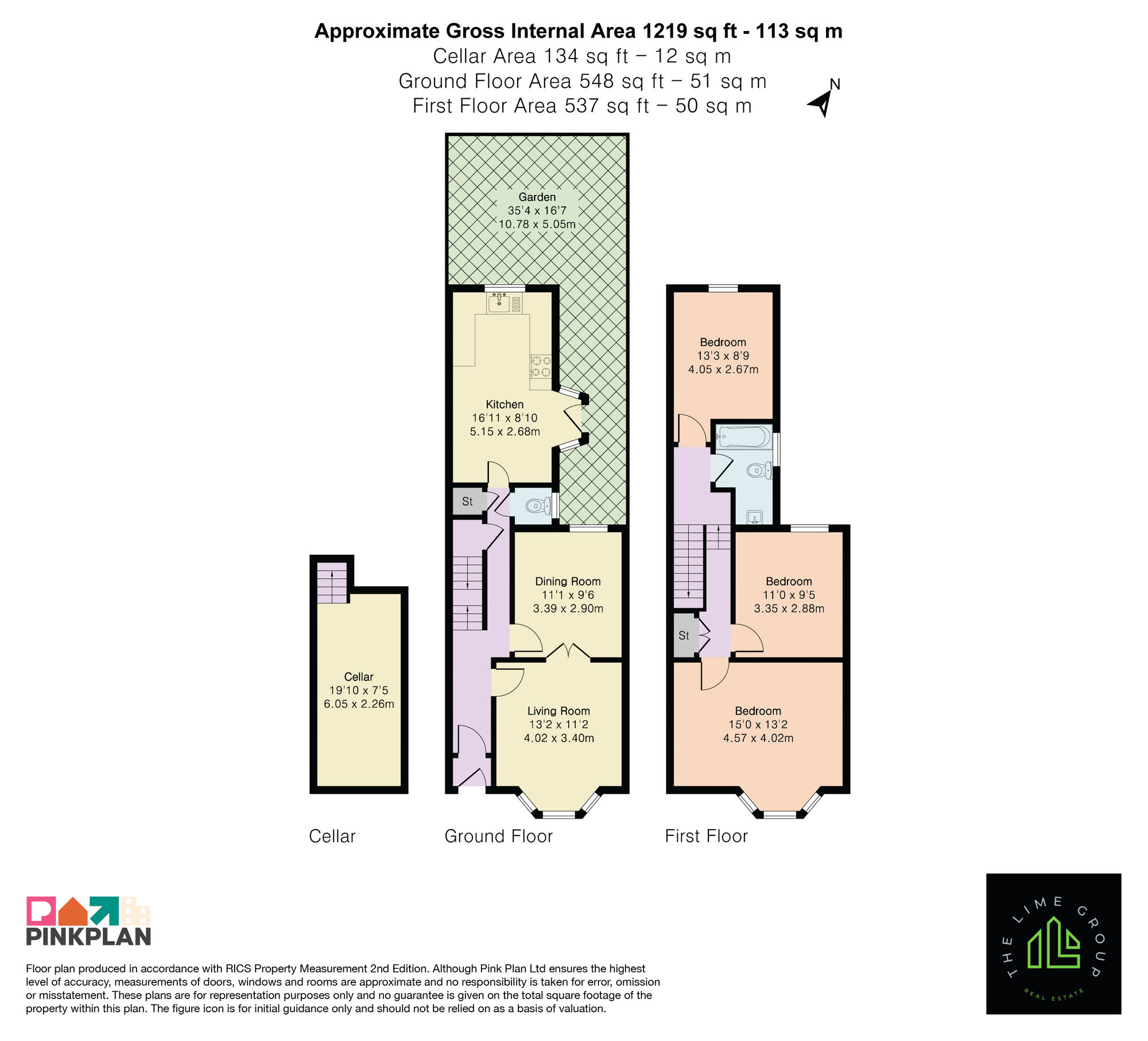 Floorplan of 3 bedroom Mid Terrace House for sale, Millais Road, London, E11