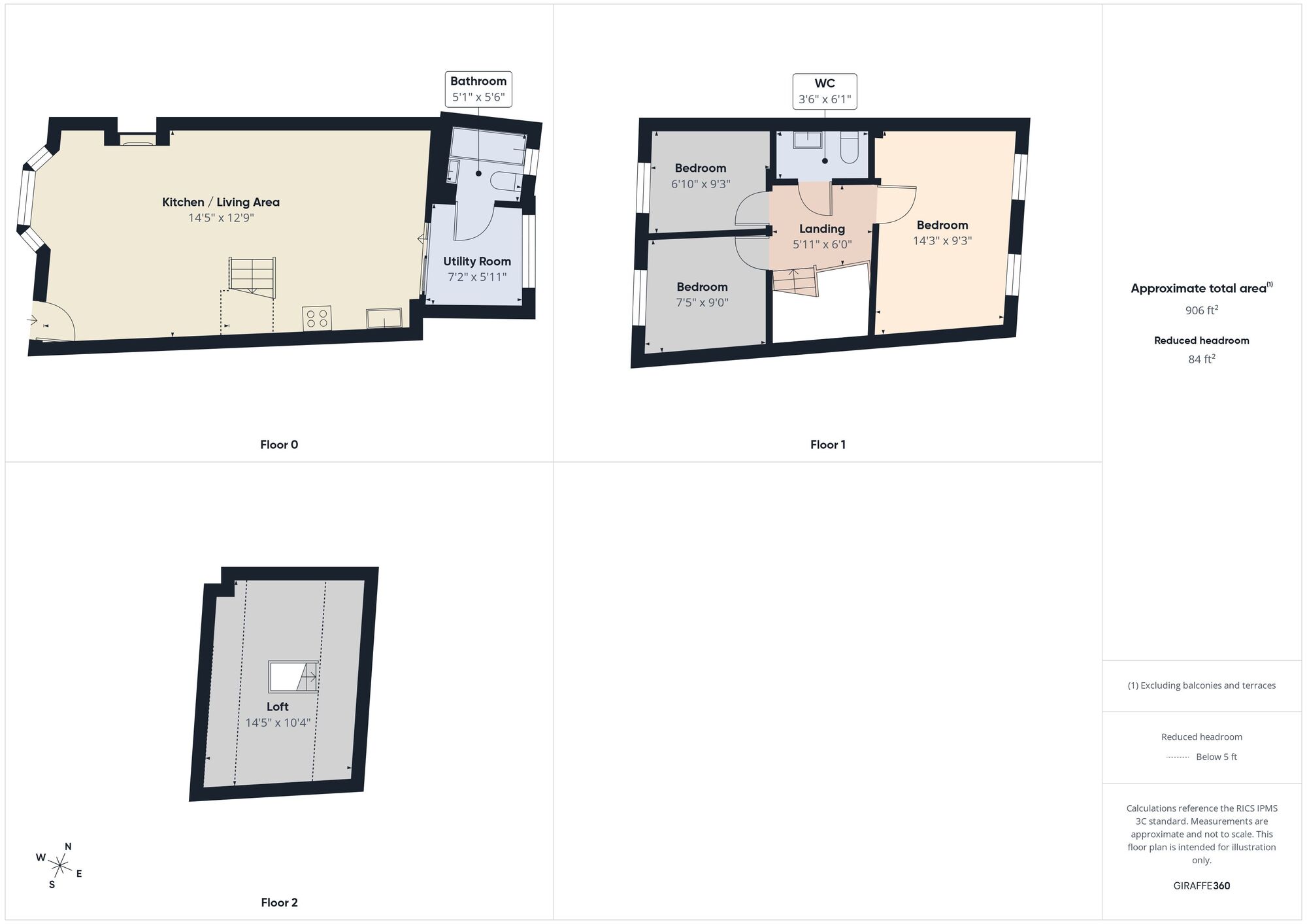 Floorplan of 3 bedroom Mid Terrace House for sale, King Edward Road, Walthamstow, E17