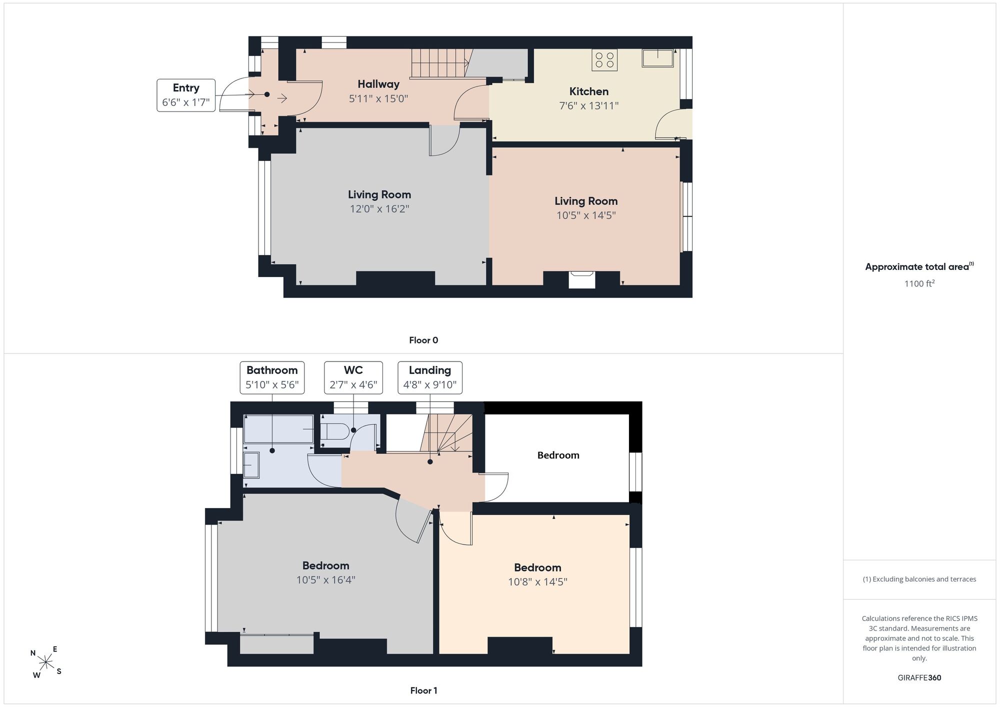 Floorplan of 3 bedroom Semi Detached House for sale, Gordon Avenue, Highams Park, E4