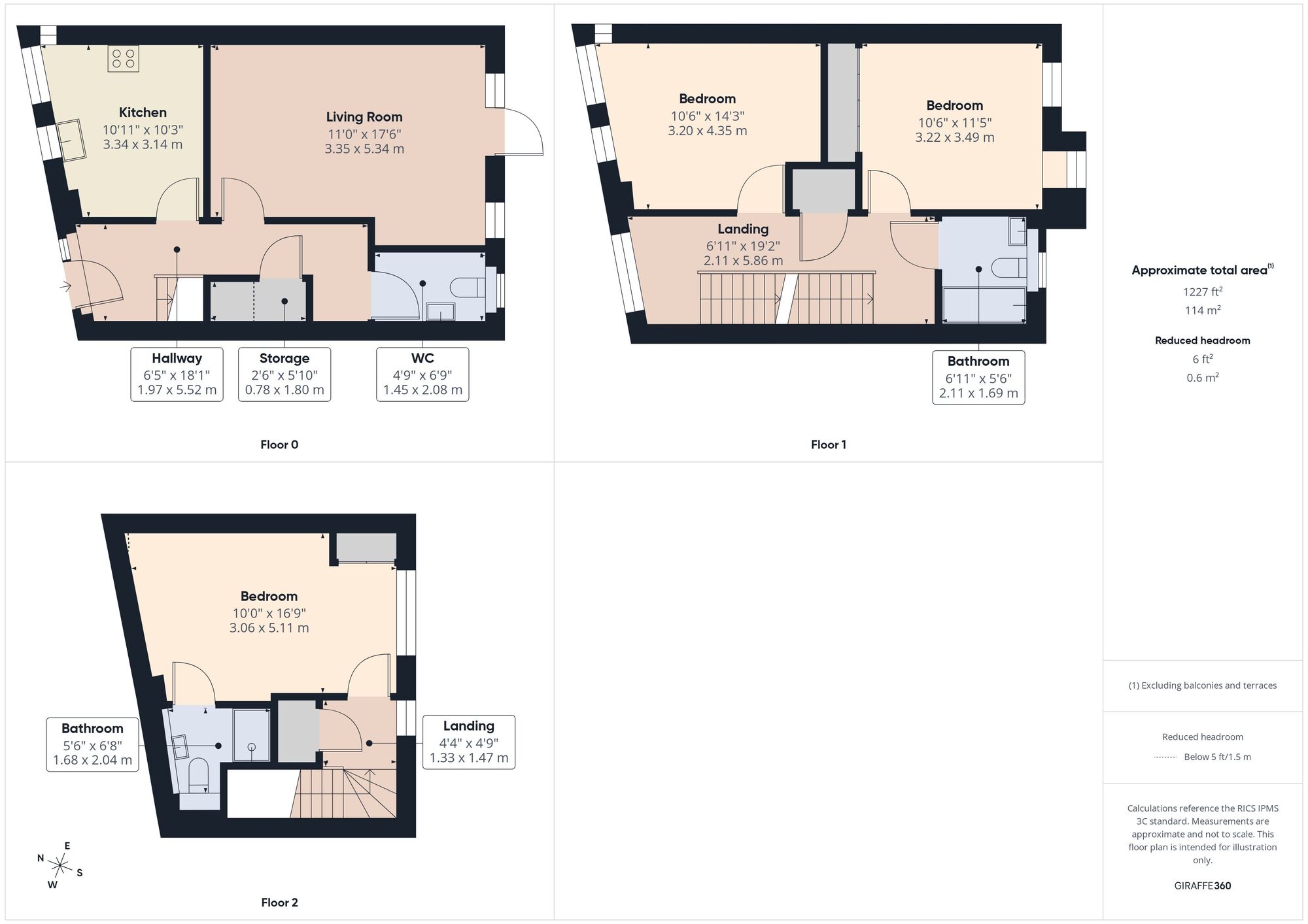Floorplan of 3 bedroom End Terrace House for sale, Grange Road, Walthamstow, E17