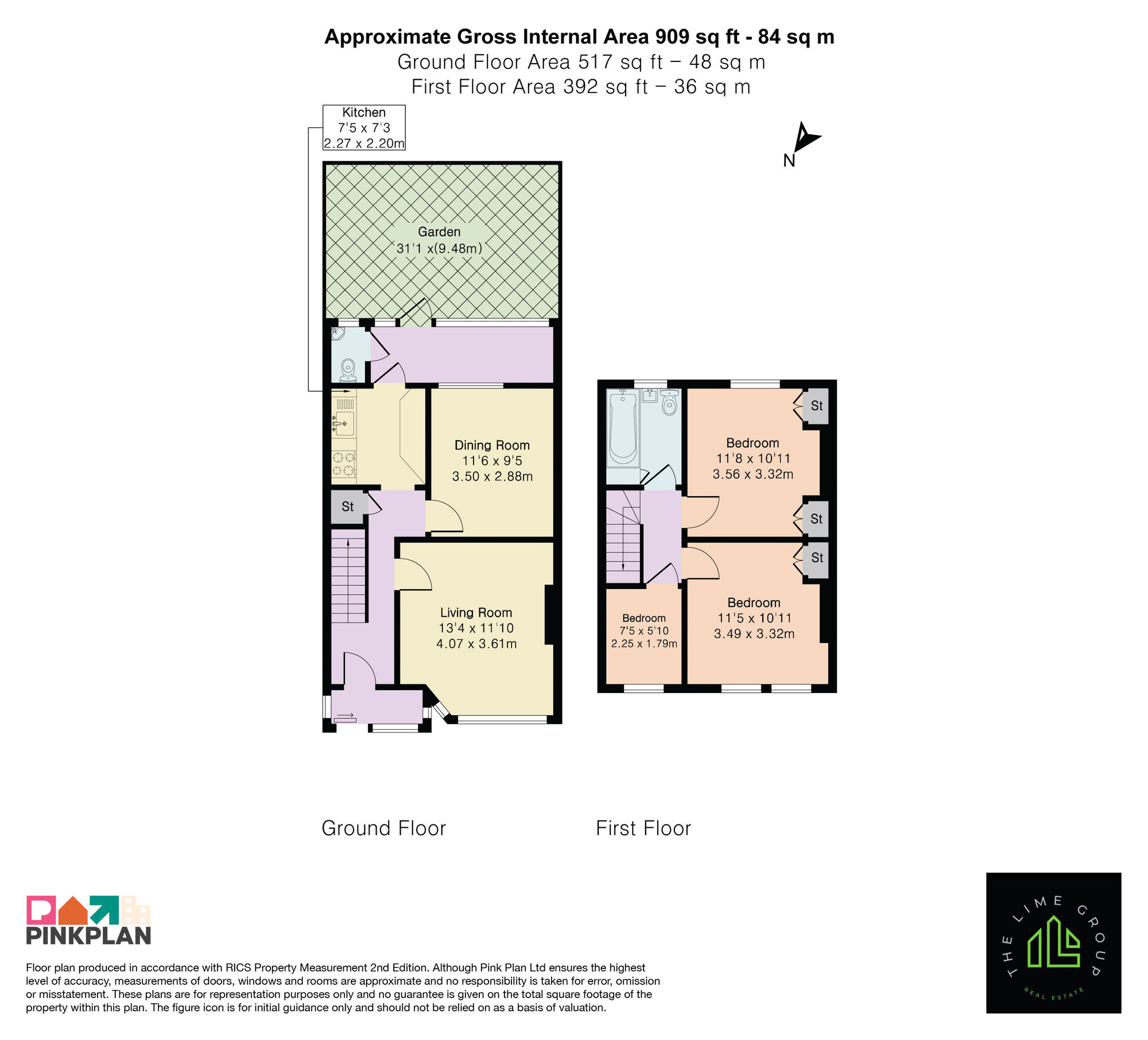 Floorplan of 3 bedroom Mid Terrace House for sale, Stevenage Road, London, E6