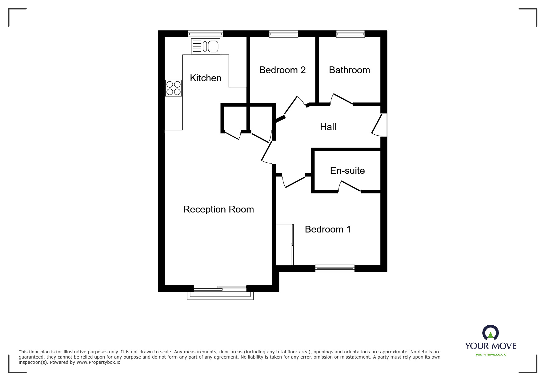 Floorplan of 2 bedroom Flat to rent, Albion Street, Wolverhampton, West Midlands, WV1