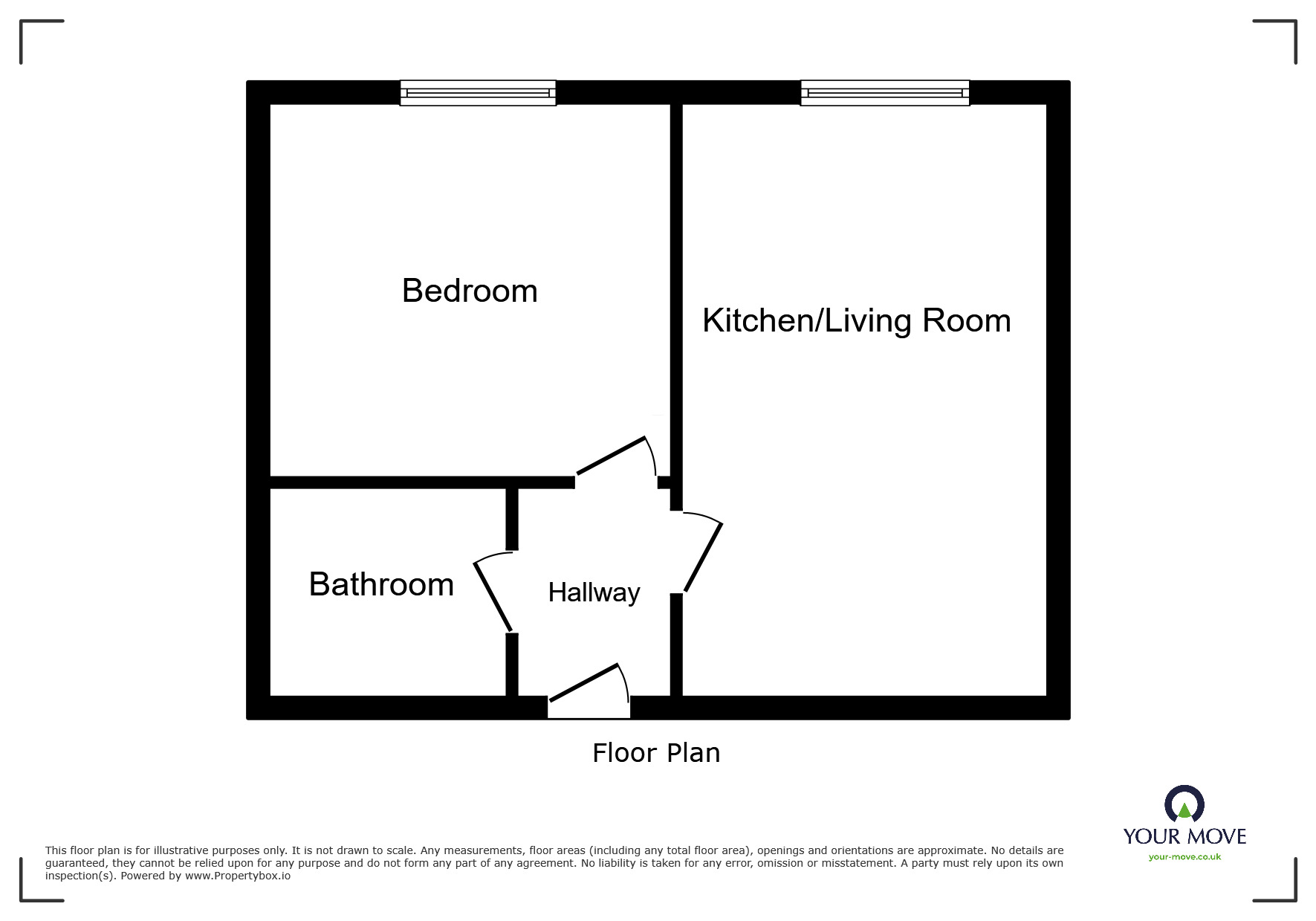 Floorplan of 1 bedroom  Flat to rent, Church Street, Wolverhampton, West Midlands, WV2