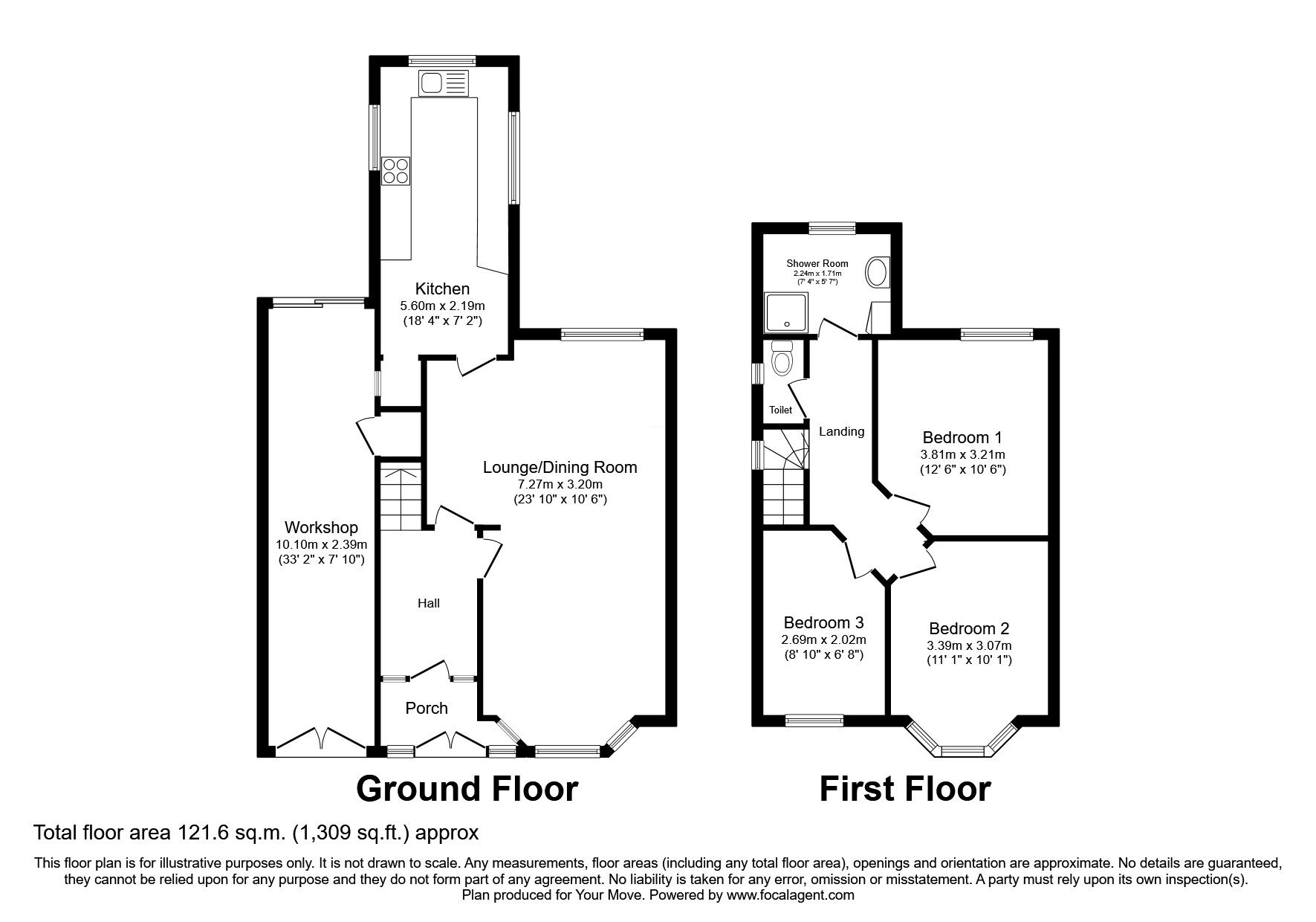 Floorplan of 3 bedroom Semi Detached House for sale, Eccleshall Avenue, Wolverhampton, West Midlands, WV10