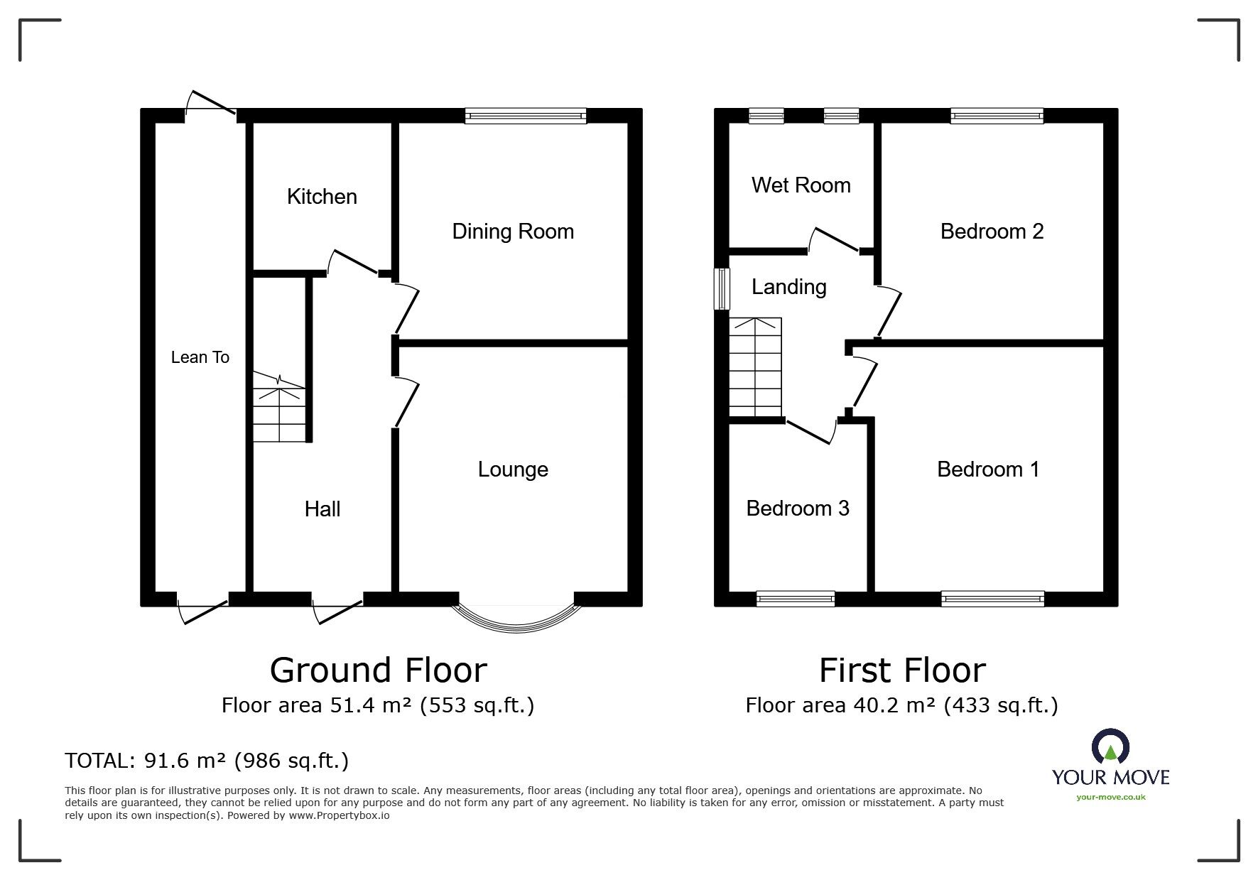 Floorplan of 3 bedroom Semi Detached House for sale, Millbank Street, Wolverhampton, West Midlands, WV11