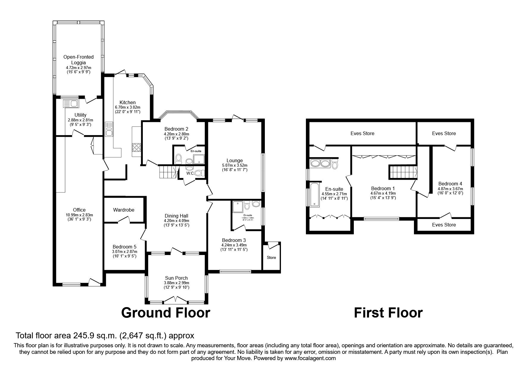 Floorplan of 4 bedroom Detached House for sale, Windmill Lane, Wolverhampton, West Midlands, WV3