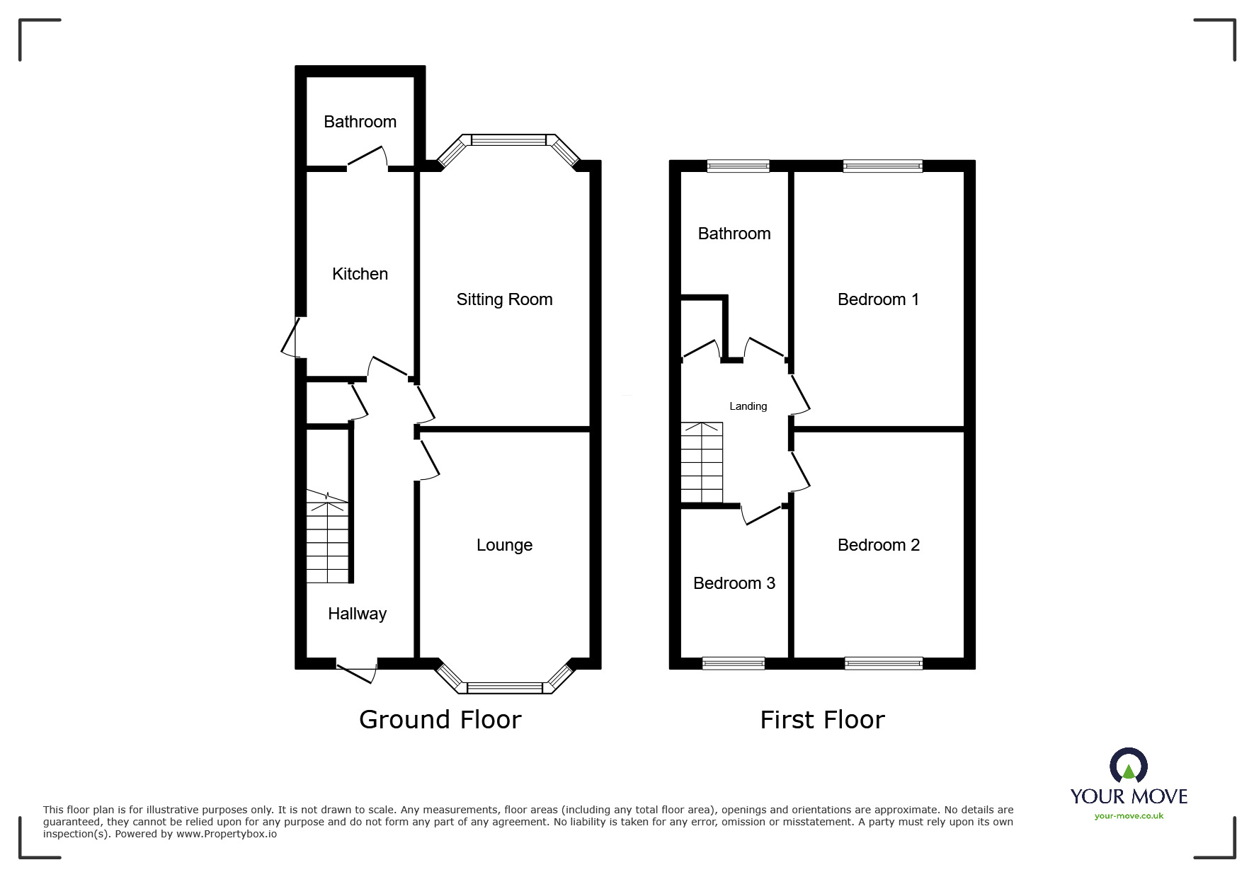 Floorplan of 3 bedroom  House to rent, Church Street, Heath Town, West Midlands, WV10
