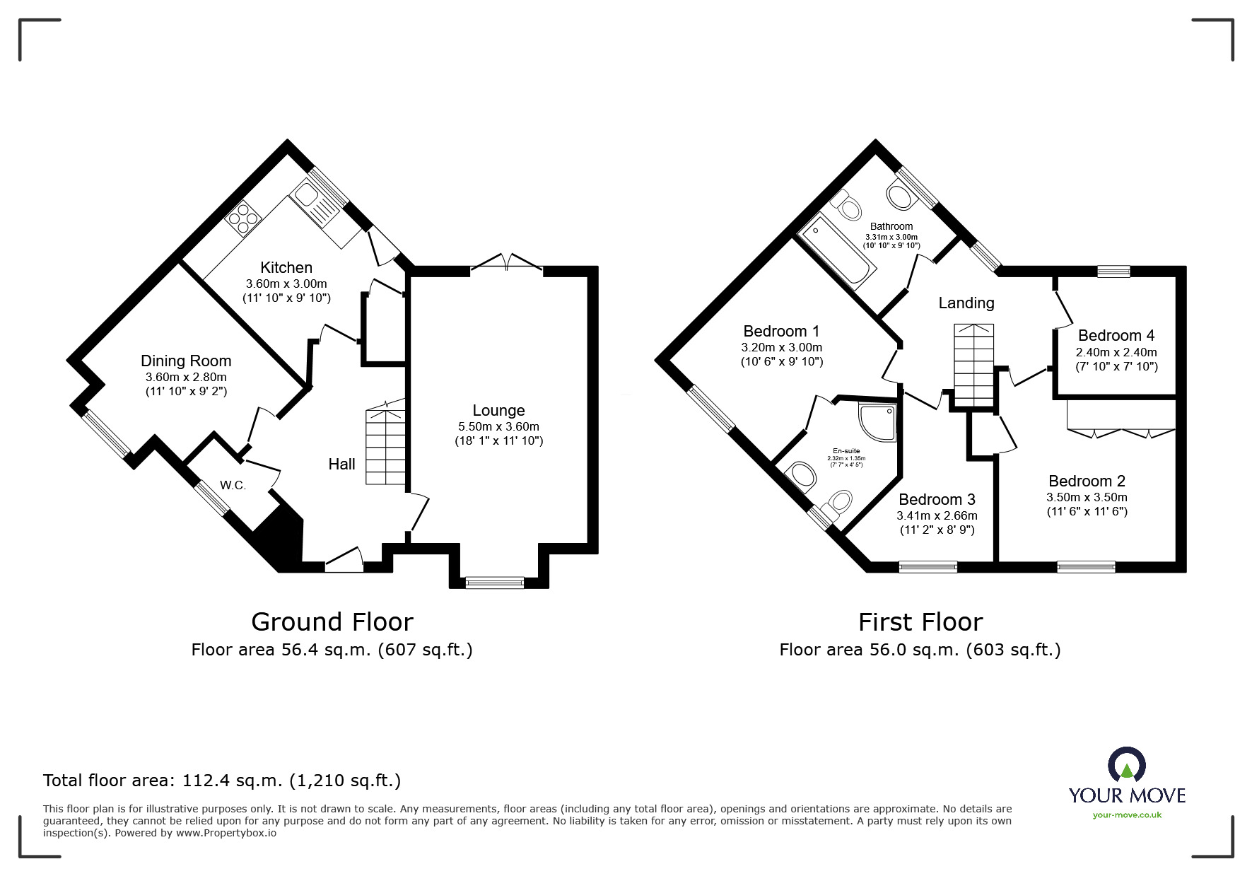 Floorplan of 4 bedroom End Terrace House for sale, Stanley Road, Wolverhampton, West Midlands, WV10