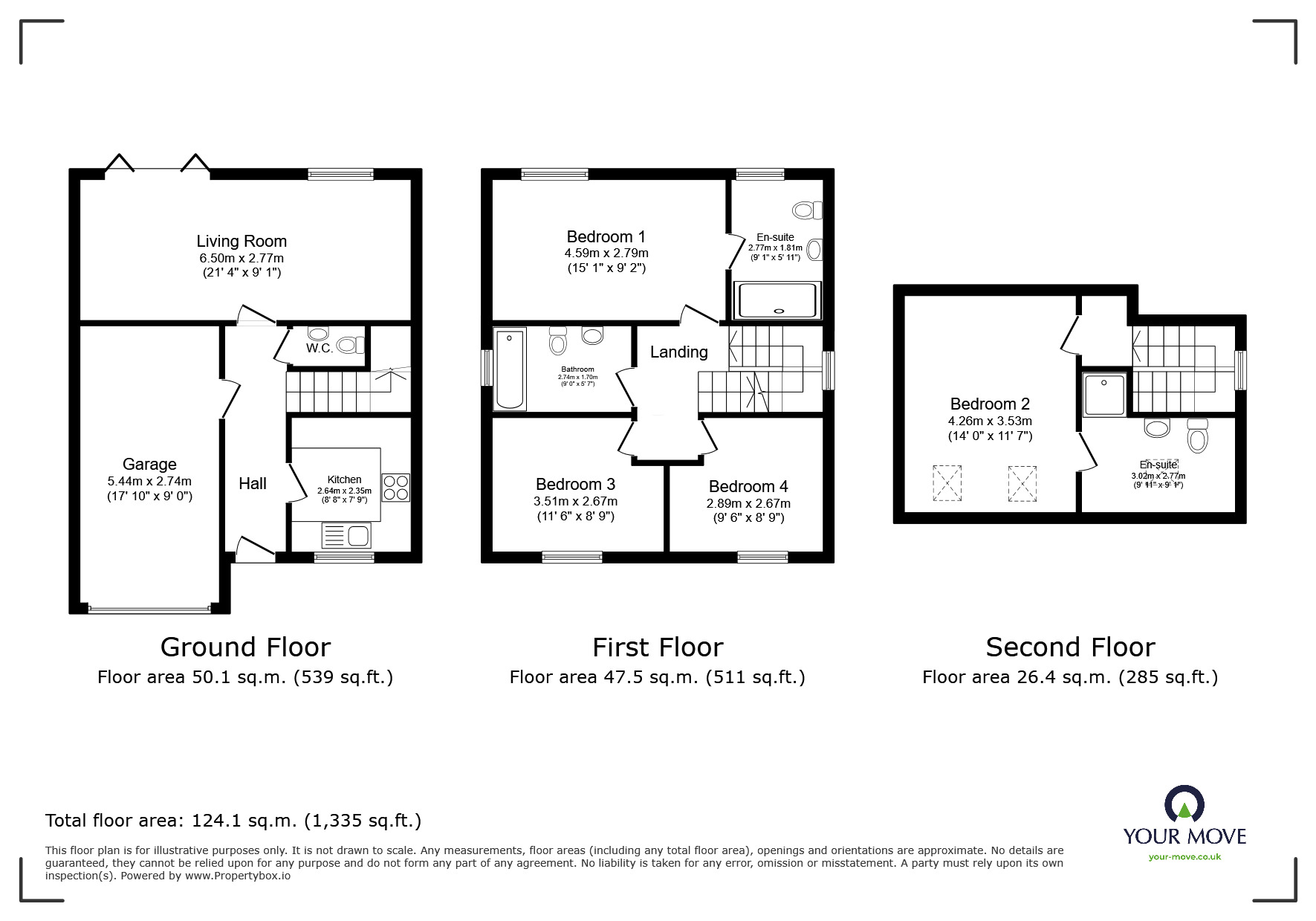 Floorplan of 4 bedroom Detached House to rent, Clark Road, Wolverhampton, West Midlands, WV3