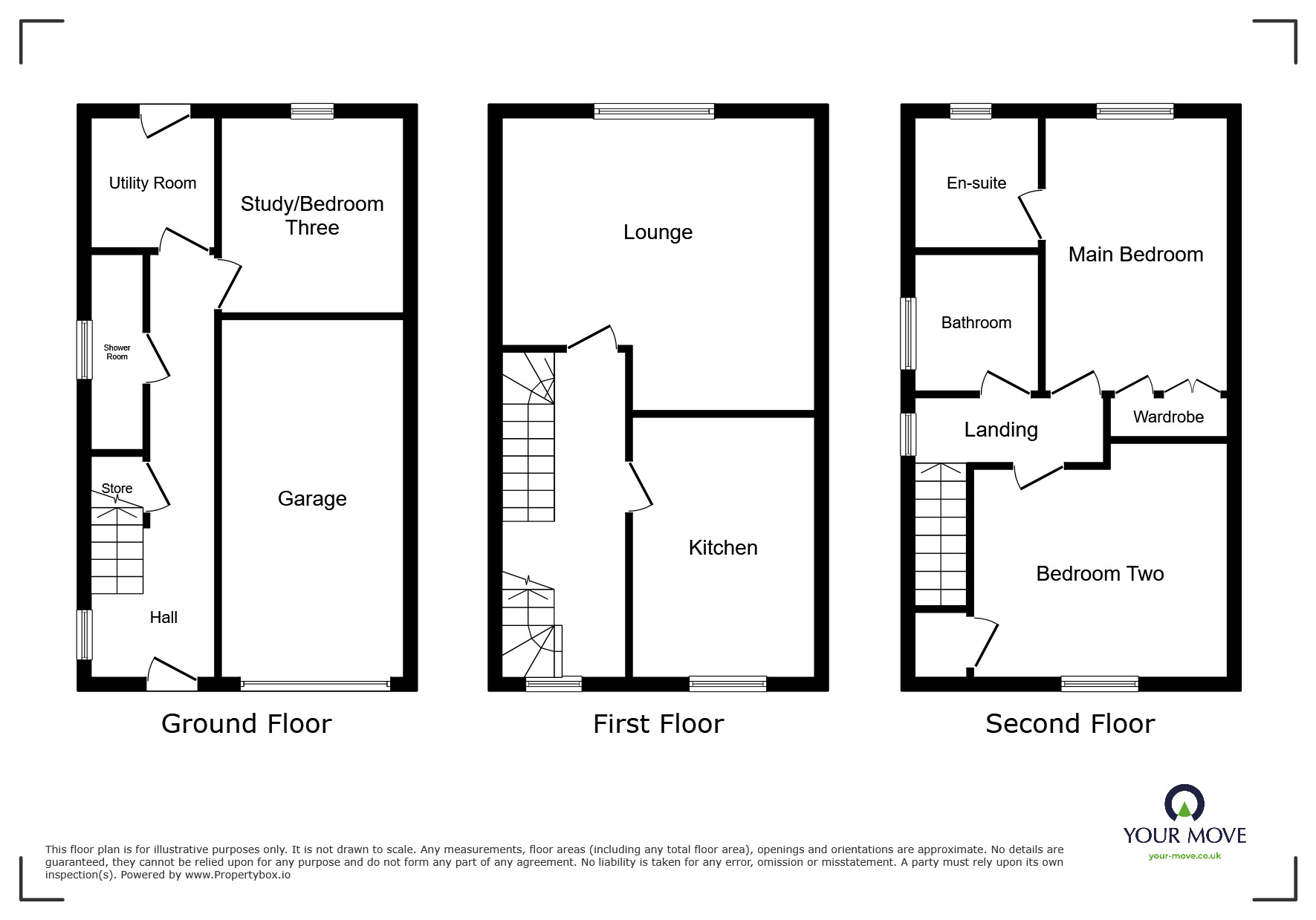 Floorplan of 3 bedroom Semi Detached House to rent, Stanley Road, Wolverhampton, West Midlands, WV10