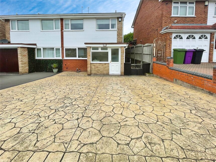 Main image of 3 bedroom Semi Detached House for sale, Rosalind Grove, Wolverhampton, West Midlands, WV11