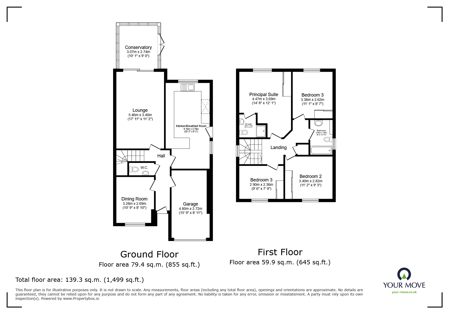 Floorplan of 4 bedroom Detached House to rent, Homage Place, Coven, Staffordshire, WV9