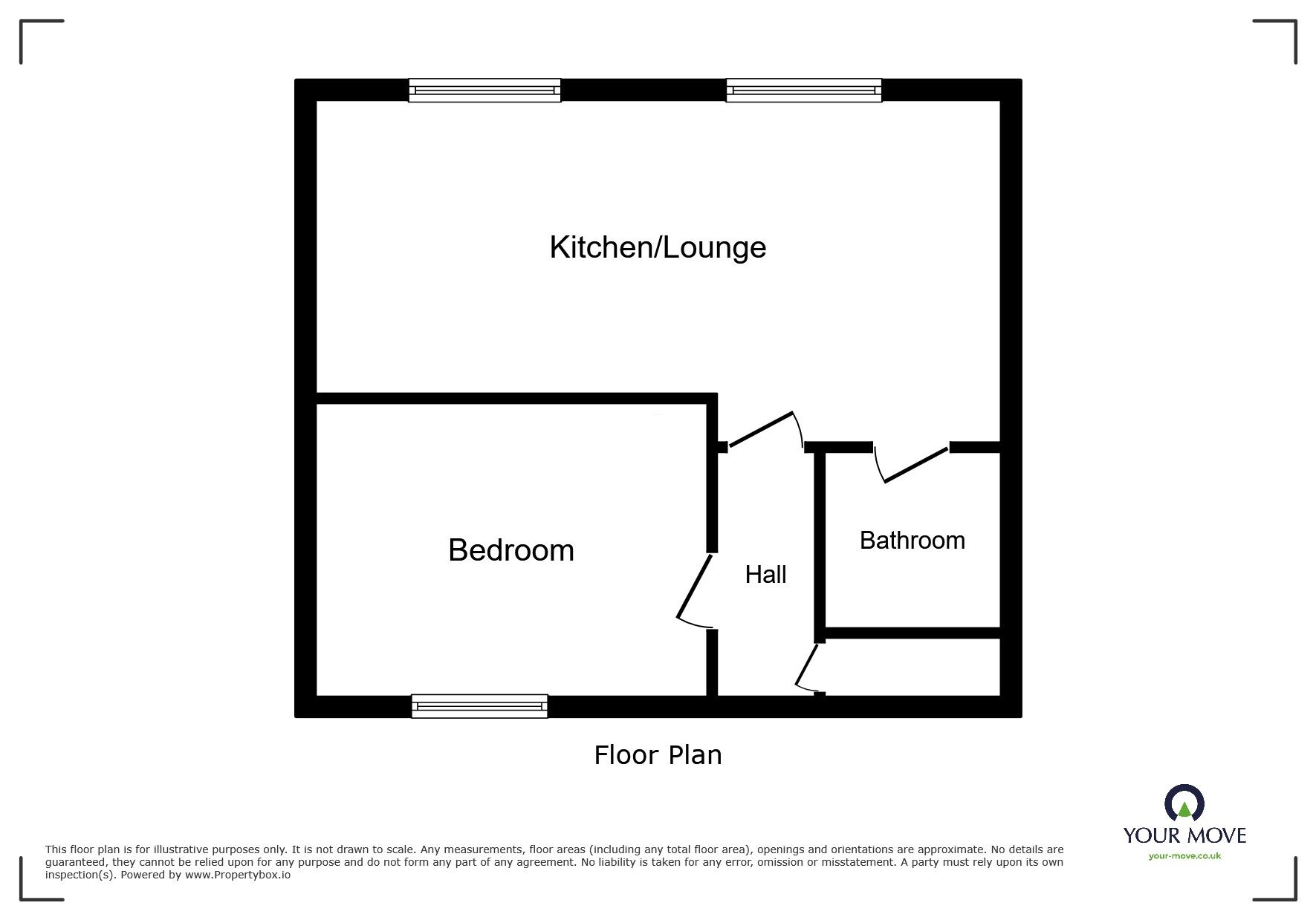 Floorplan of 1 bedroom  Flat to rent, Chetwynd Road, Wolverhampton, West Midlands, WV2