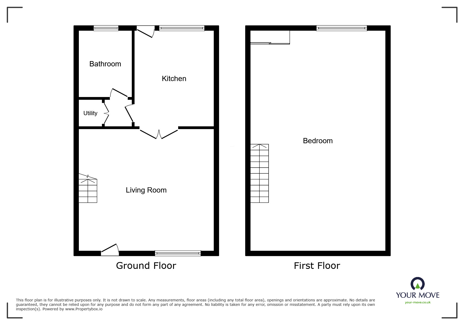 Floorplan of 1 bedroom Semi Detached Bungalow to rent, Logan Close, Wolverhampton, West Midlands, WV10