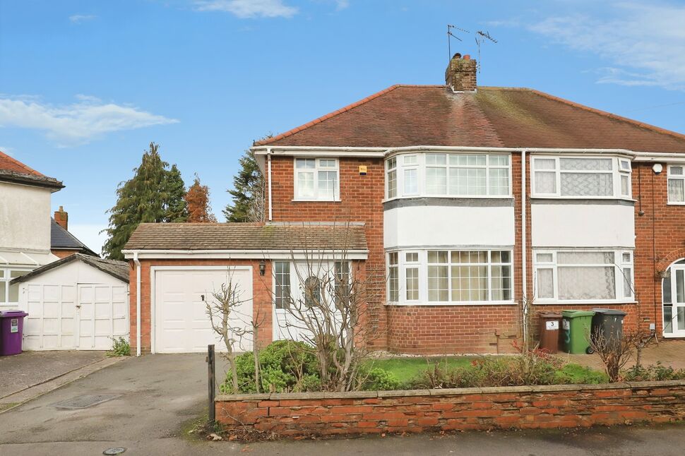 Main image of 3 bedroom Semi Detached House for sale, Belvedere Avenue, Wolverhampton, West Midlands, WV4