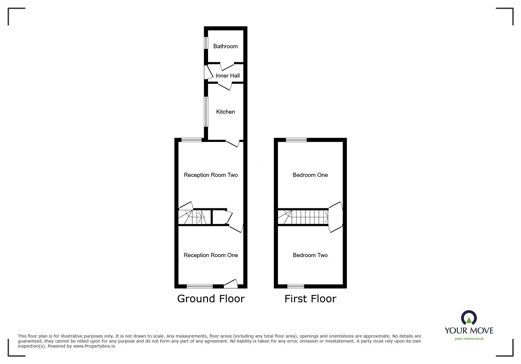 Floorplan of 2 bedroom Mid Terrace House to rent, Austin Street, Wolverhampton, West Midlands, WV6