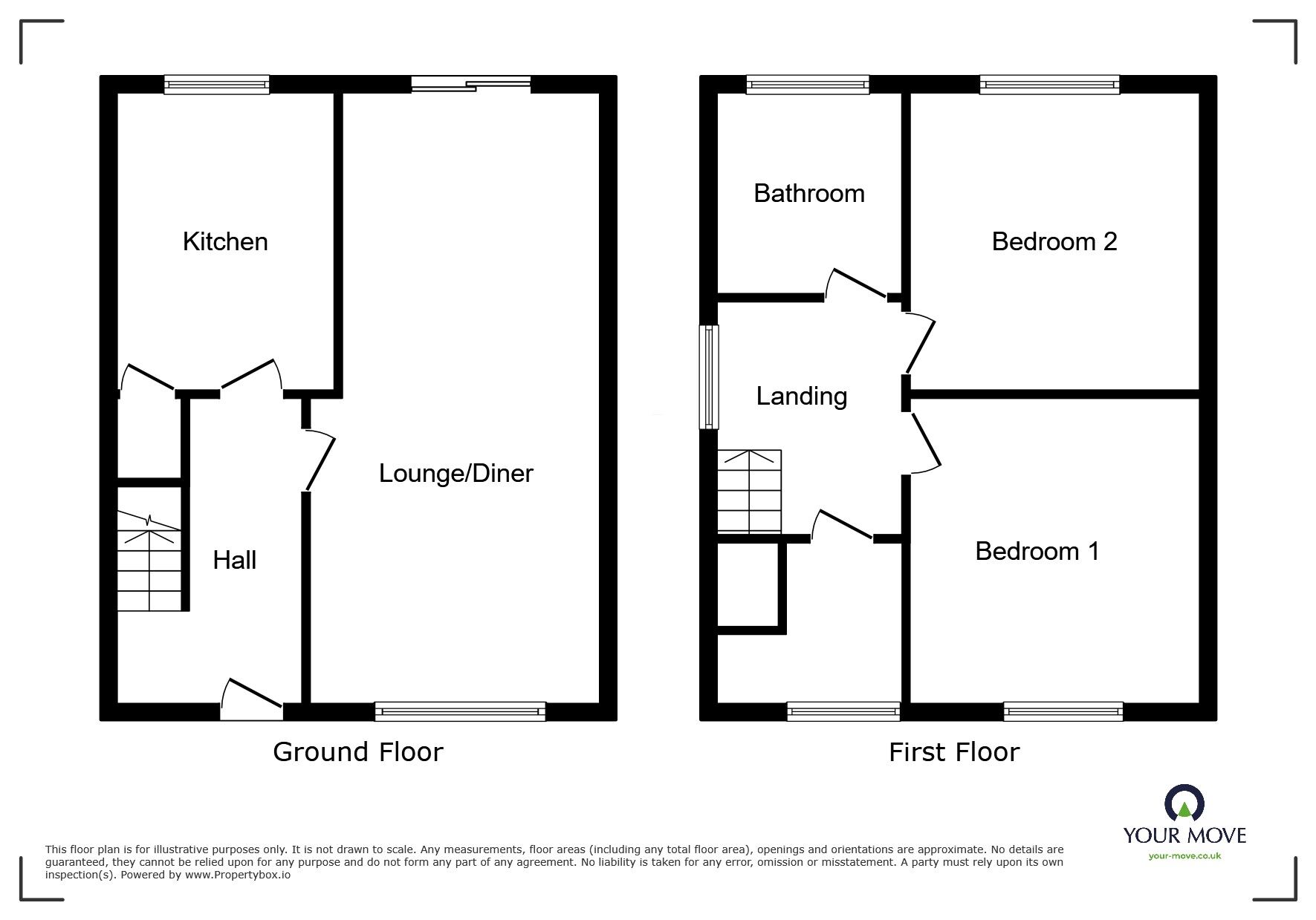 Floorplan of 3 bedroom Semi Detached House to rent, Thornley Road, Wolverhampton, West Midlands, WV11