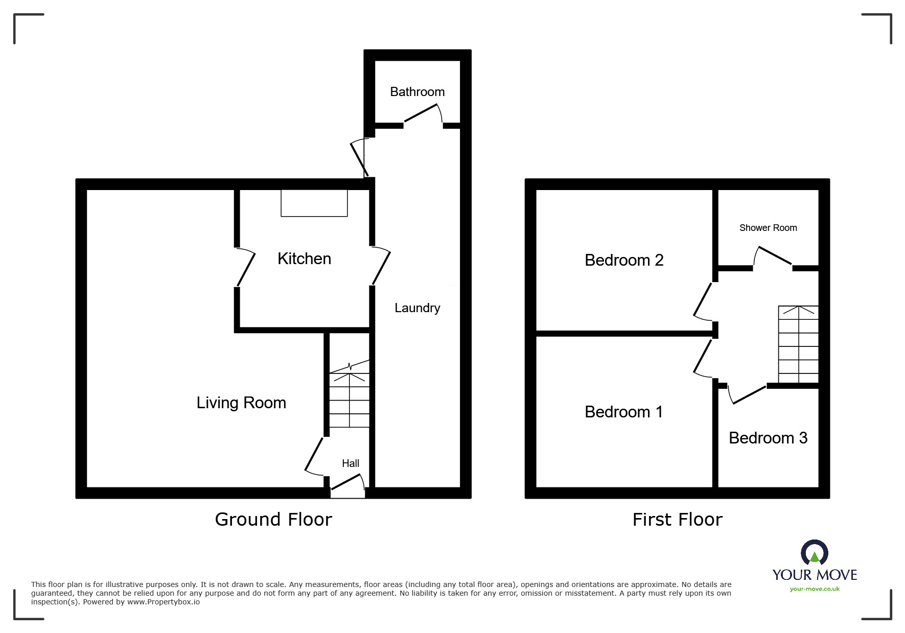 Floorplan of 3 bedroom Semi Detached House to rent, Gozzard Street, Bilston, West Midlands, WV14