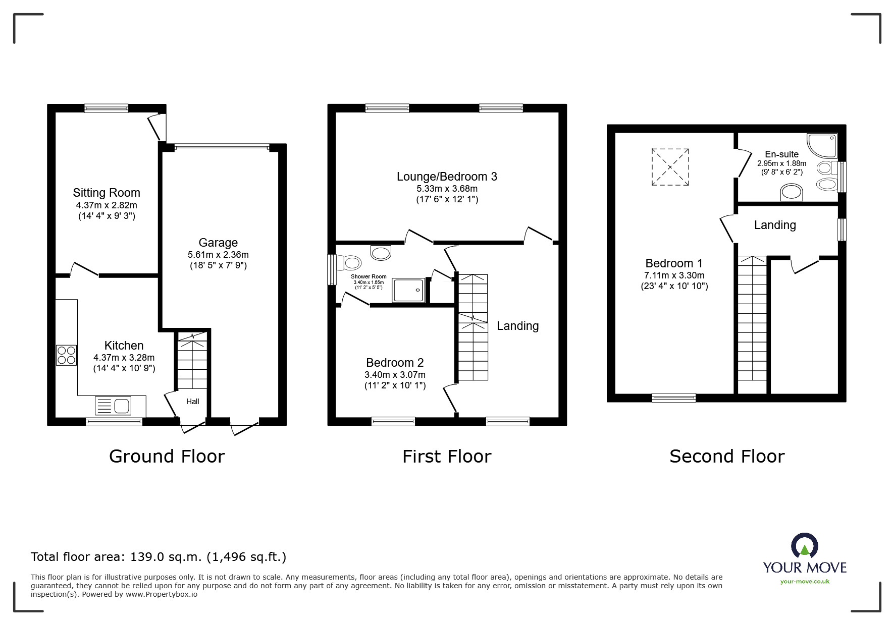 Floorplan of 2 bedroom Detached House for sale, Sedgley Road, Wolverhampton, Staffordshire, WV4