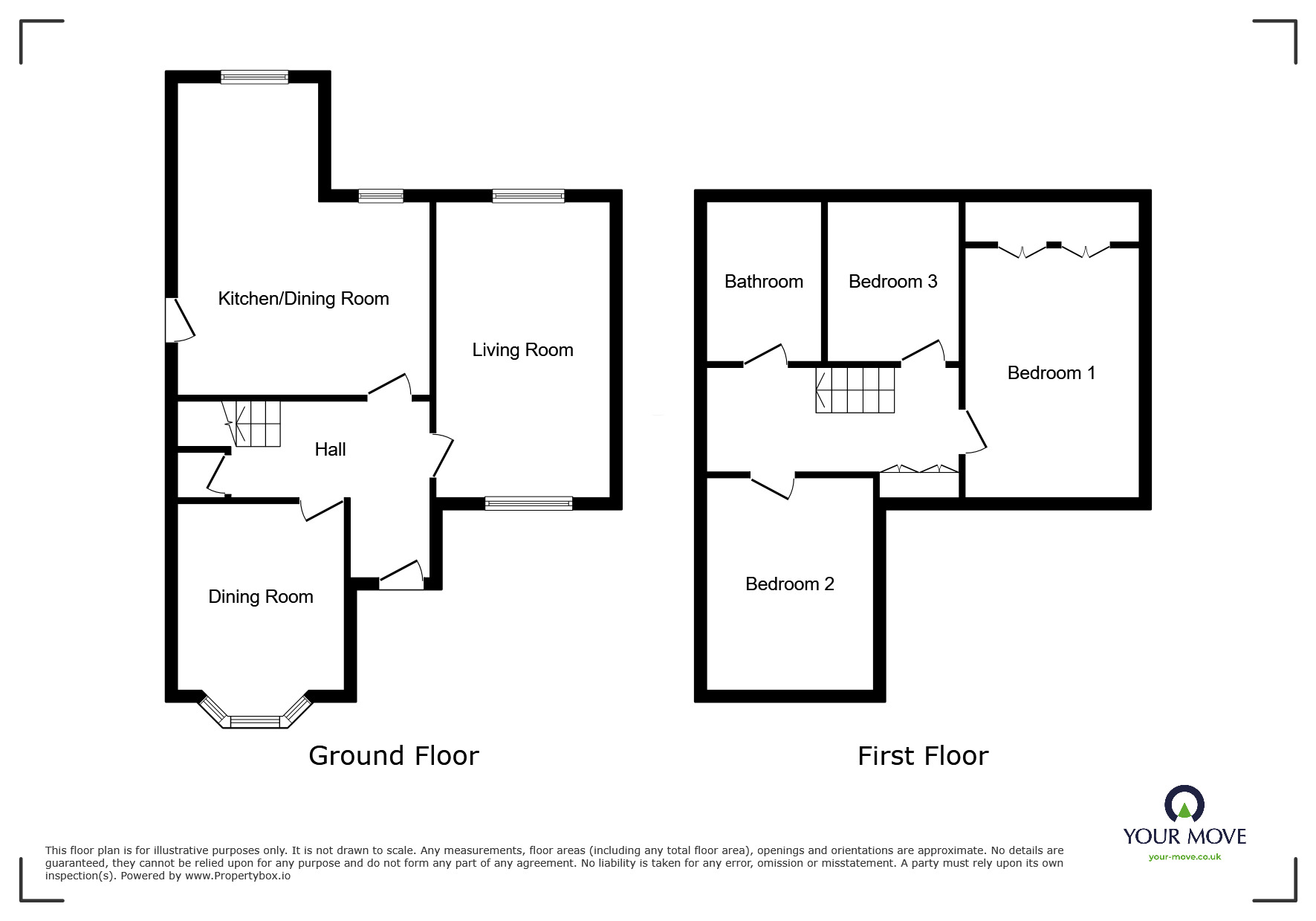 Floorplan of 3 bedroom Semi Detached House to rent, Aldersley Road, Wolverhampton, West Midlands, WV6