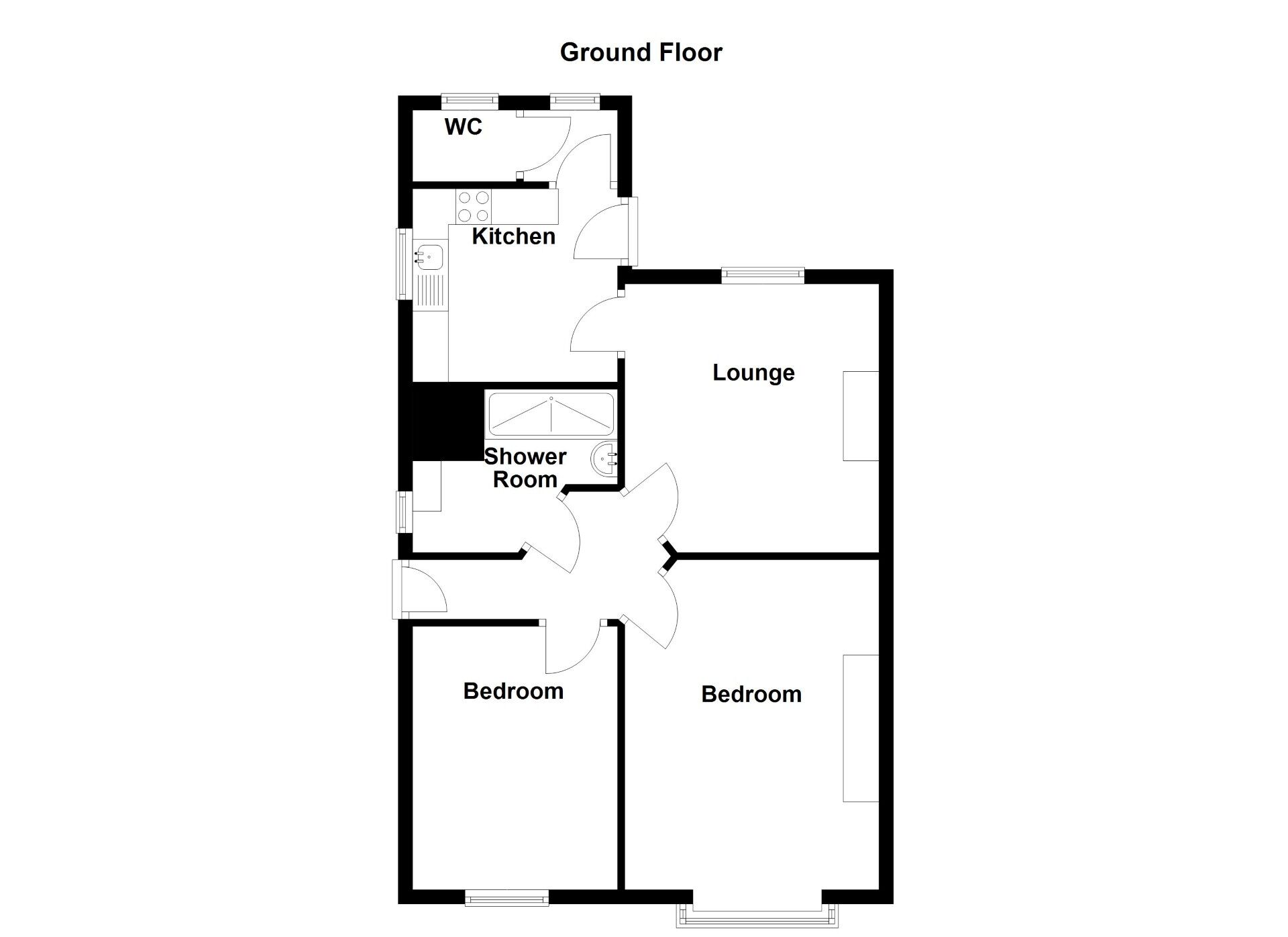 Floorplan of 2 bedroom  Flat for sale, Wilson Street, Wallsend, Tyne and Wear, NE28