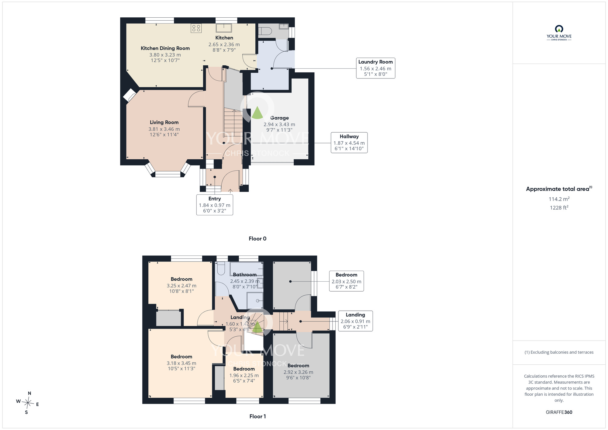 Floorplan of 5 bedroom Semi Detached House for sale, Kings Road North, Wallsend, Tyne and Wear, NE28