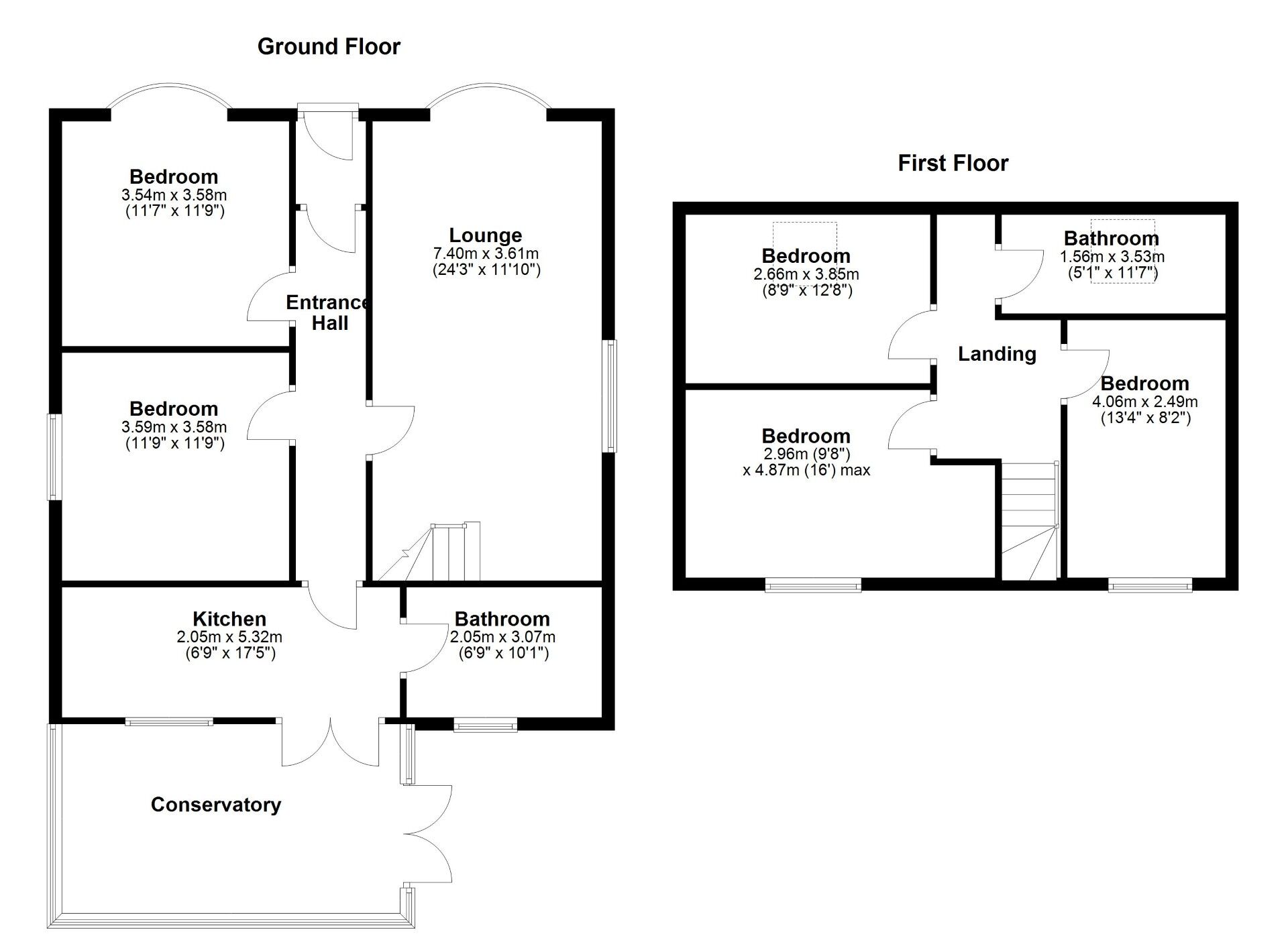 Floorplan of 5 bedroom Detached House for sale, Rowantree Road, Newcastle upon Tyne, Tyne and Wear, NE6