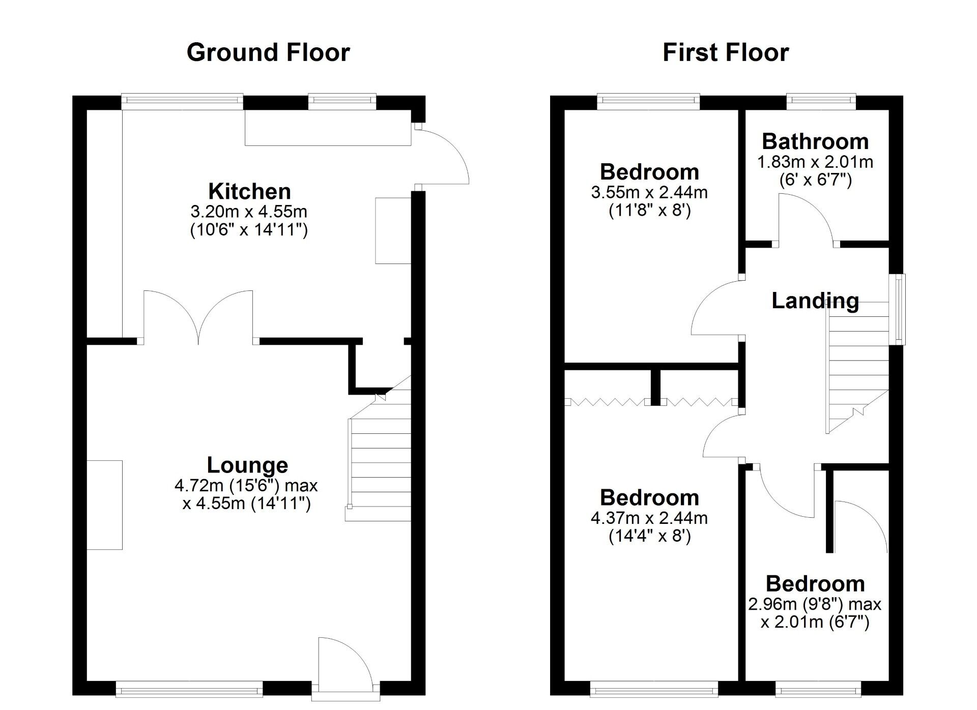 Floorplan of 3 bedroom Detached House for sale, Waltham Close, Wallsend, Tyne and Wear, NE28