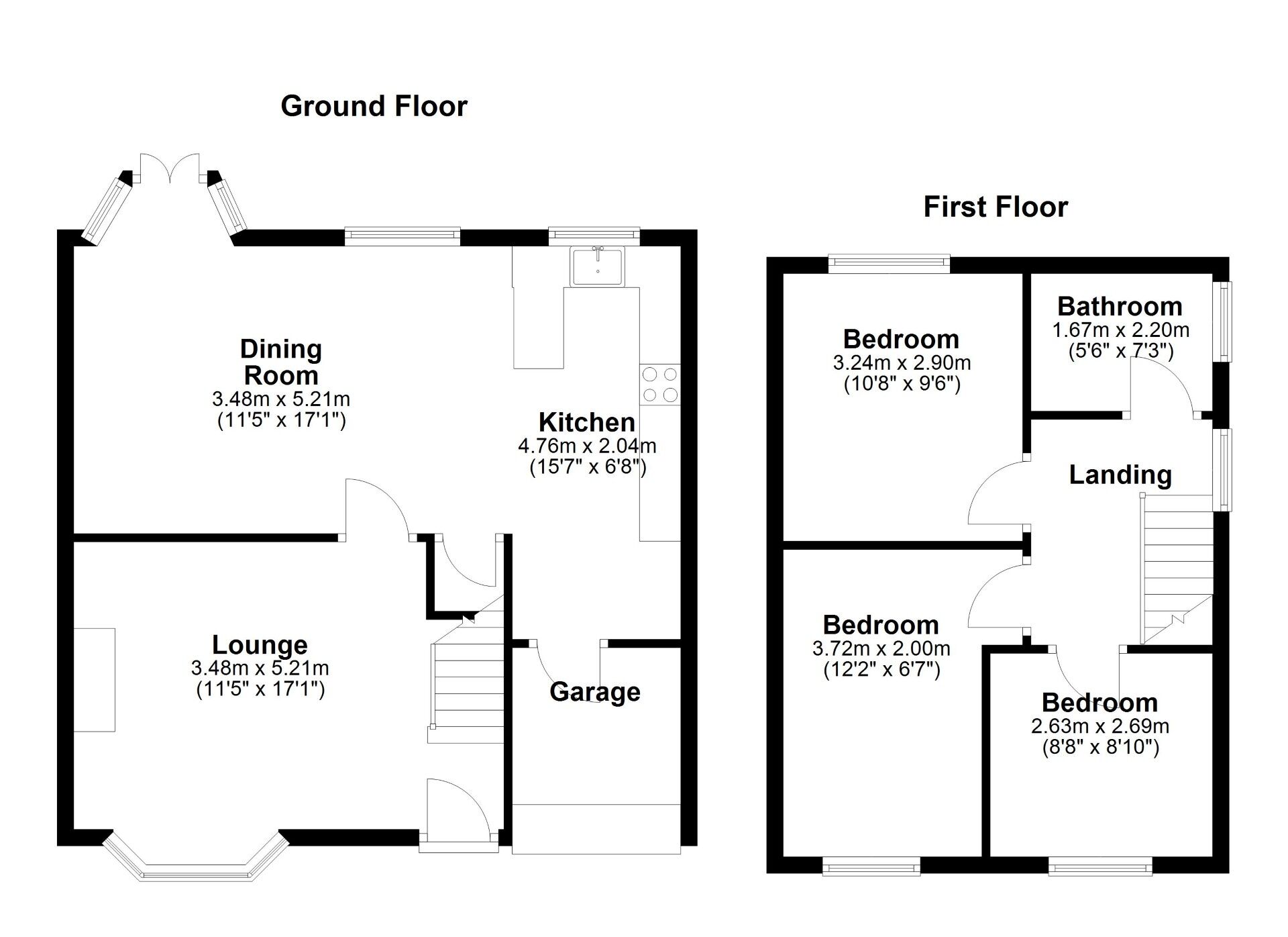 Floorplan of 3 bedroom Semi Detached House for sale, Tynedale Avenue, Wallsend, Tyne and Wear, NE28