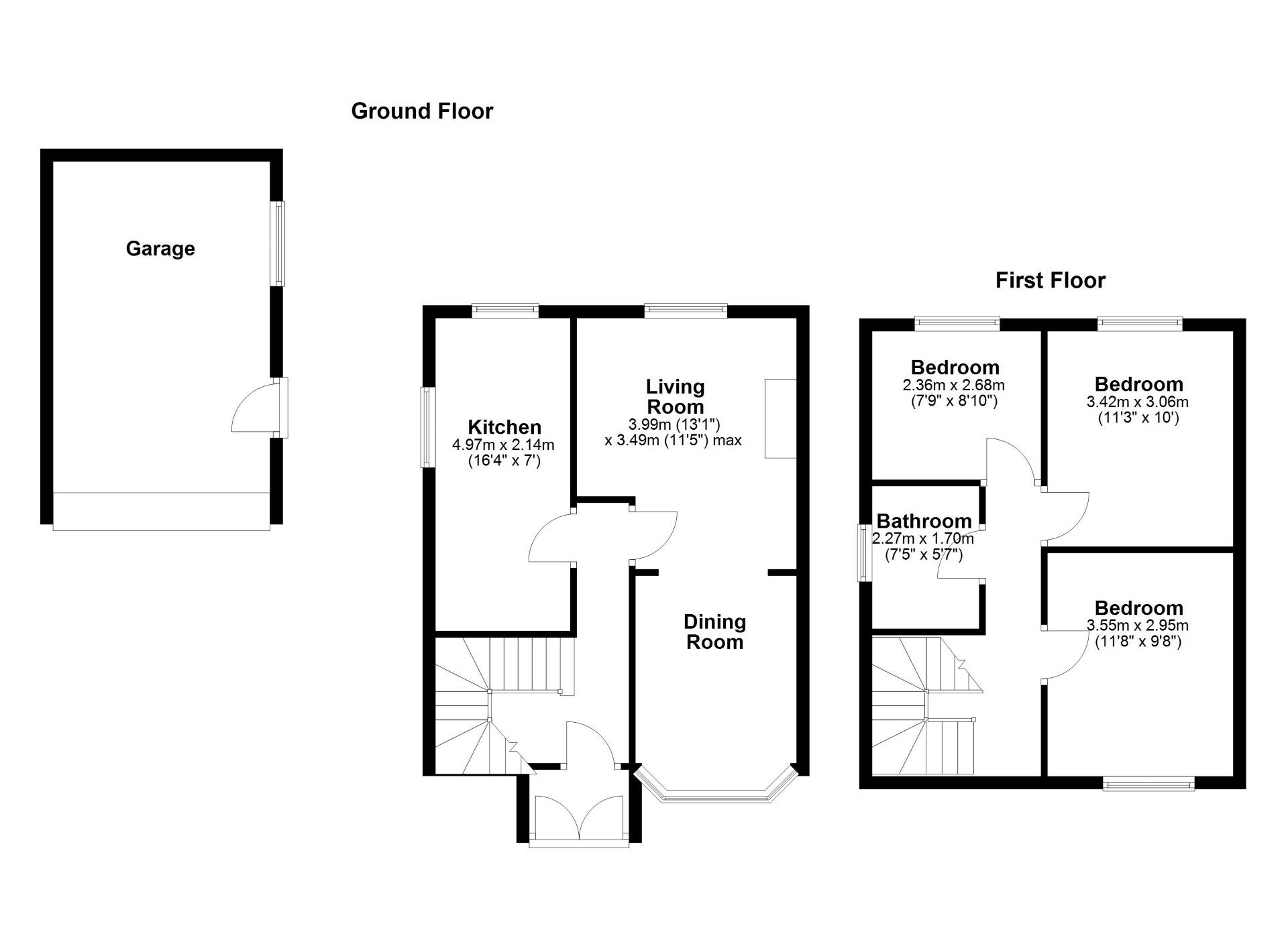 Floorplan of 3 bedroom Semi Detached House for sale, Churchill Street, Wallsend, Tyne and Wear, NE28