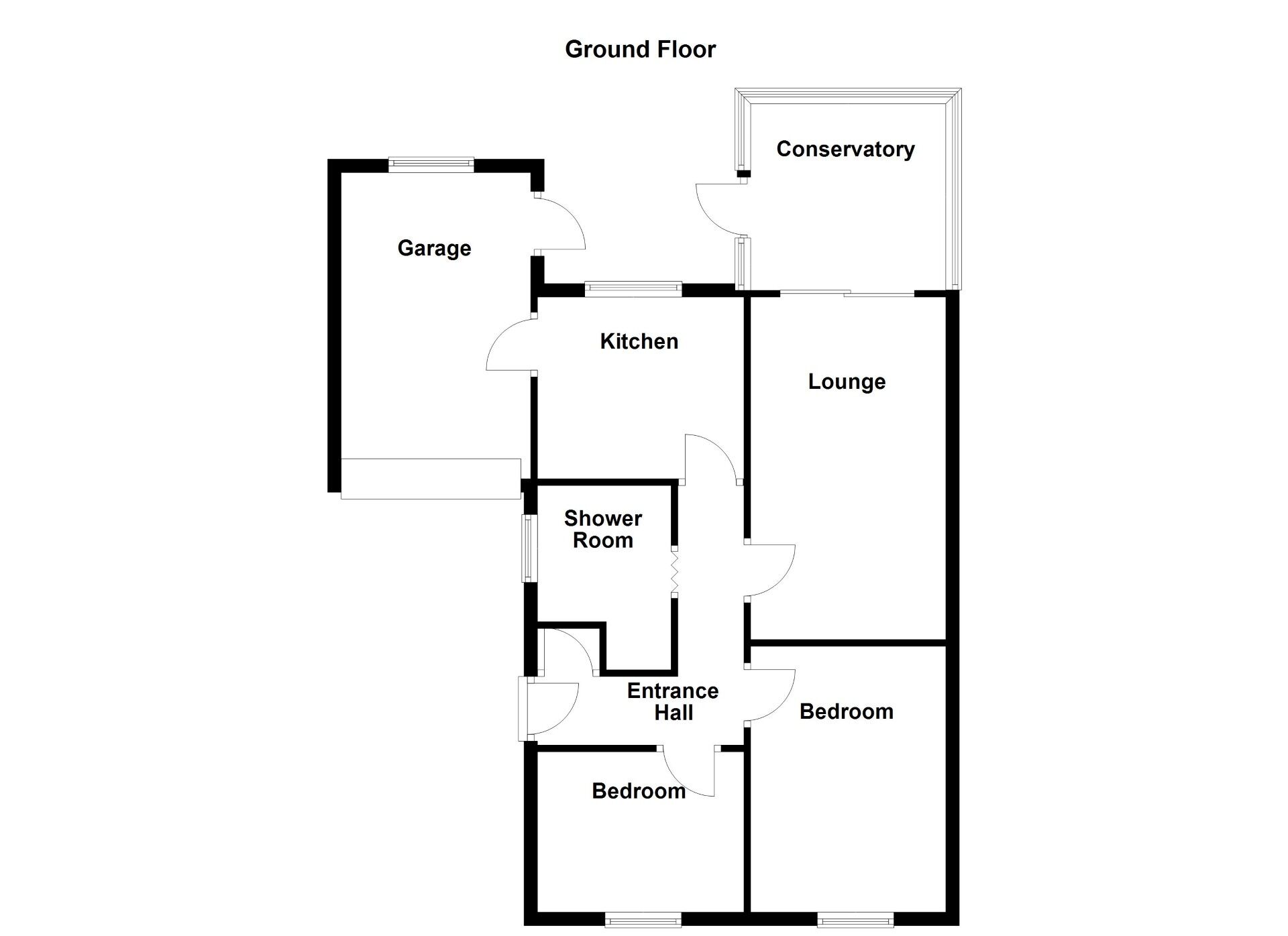 Floorplan of 2 bedroom Detached Bungalow for sale, Stamfordham Close, Wallsend, Tyne and Wear, NE28