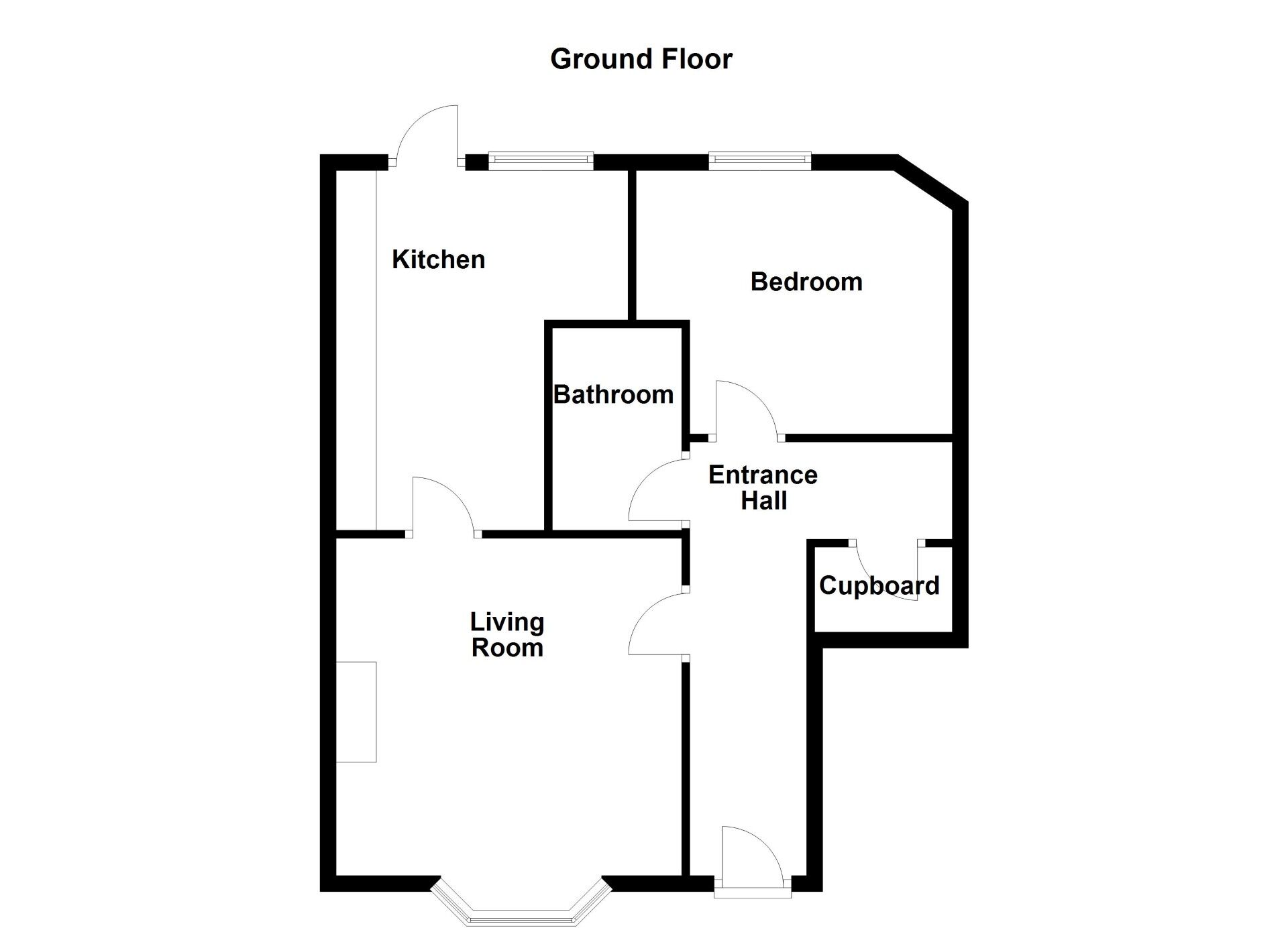 Floorplan of 1 bedroom  Flat for sale, King John Street, Newcastle upon Tyne, Tyne and Wear, NE6
