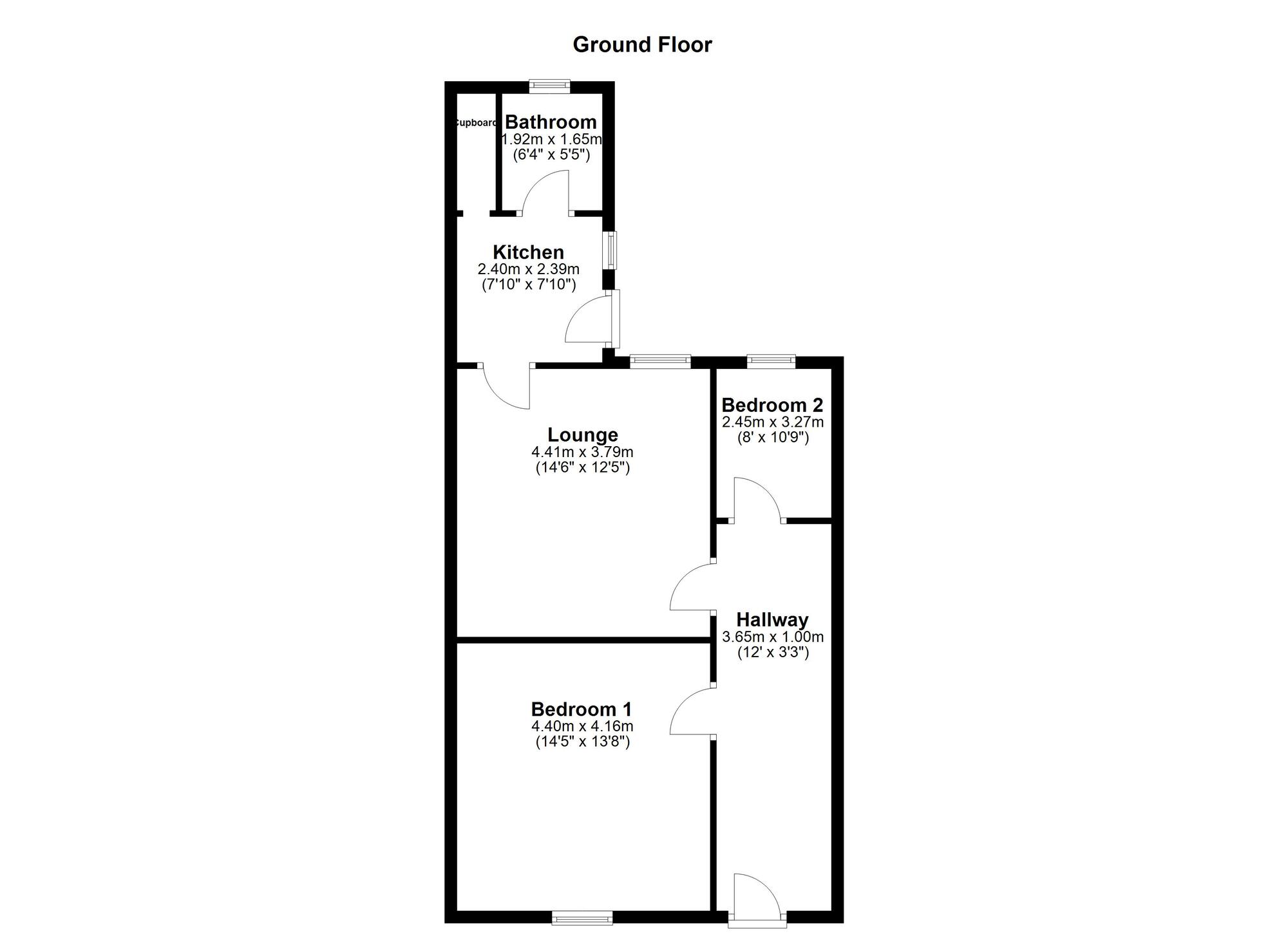 Floorplan of 2 bedroom  Flat to rent, Stanley Street, Wallsend, Tyne and Wear, NE28