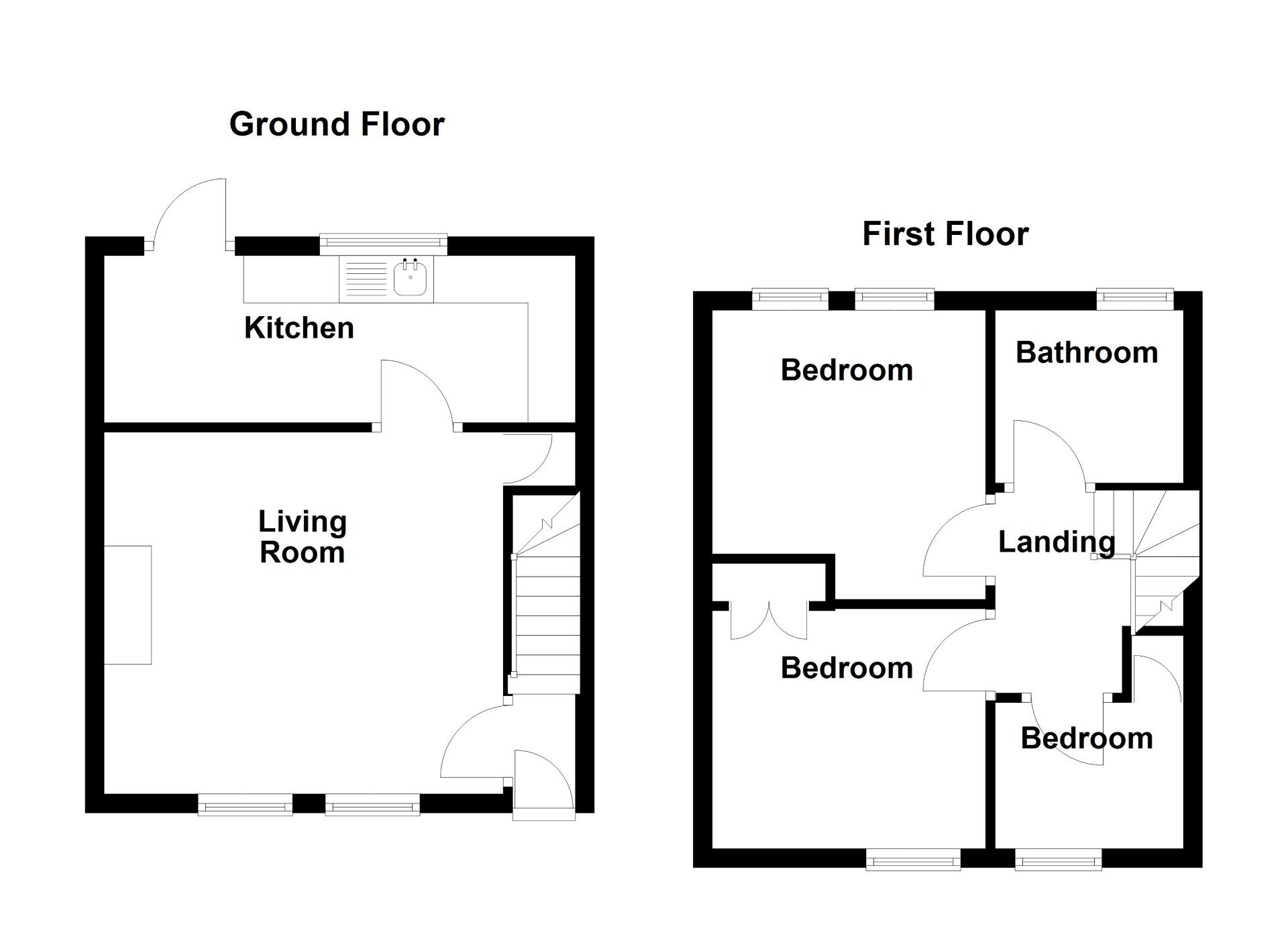 Floorplan of 3 bedroom Mid Terrace House for sale, Dunstanburgh Road, Newcastle upon Tyne, Tyne and Wear, NE6