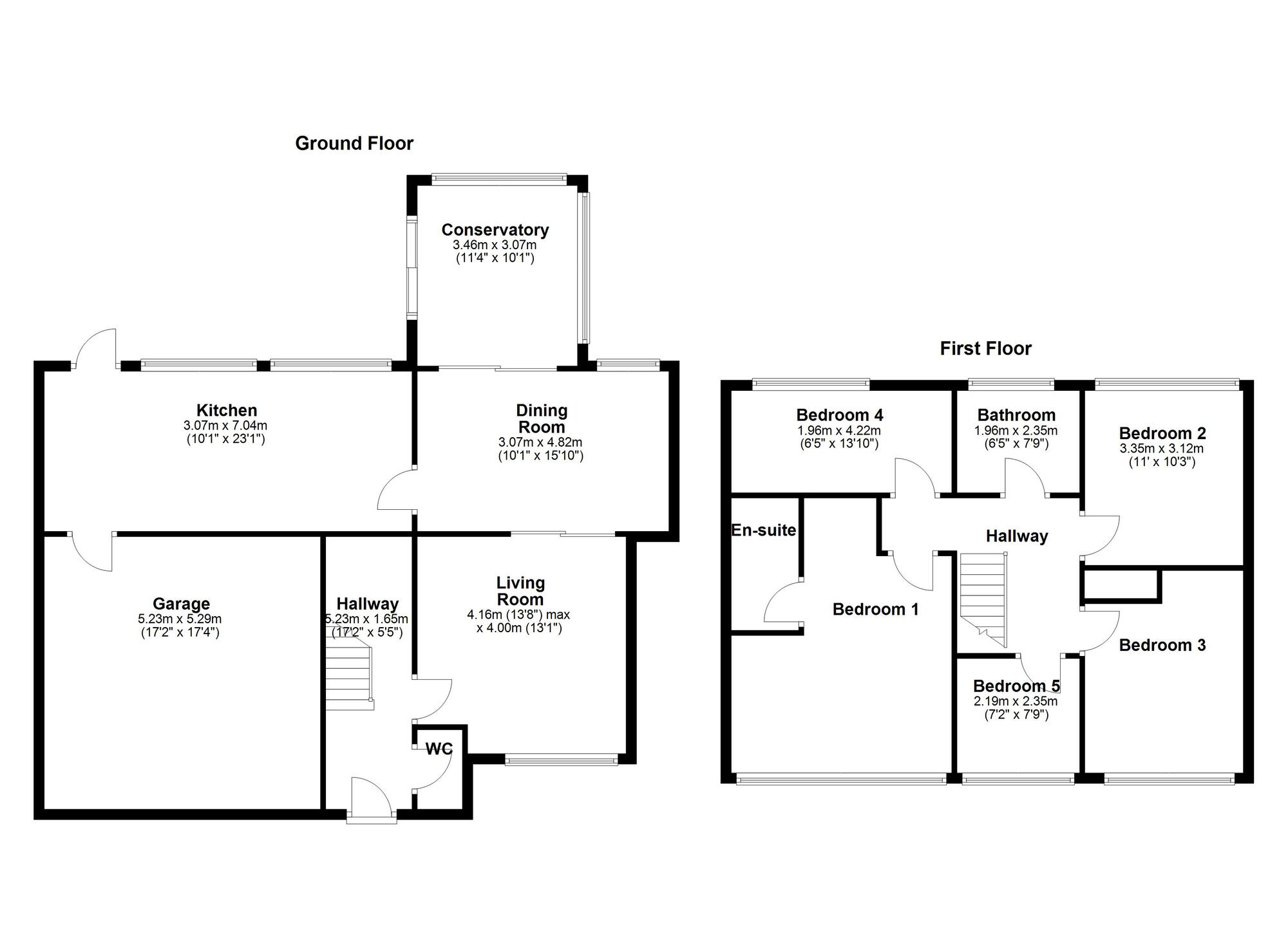 Floorplan of 5 bedroom Detached House for sale, Home Park, Wallsend, Tyne and Wear, NE28