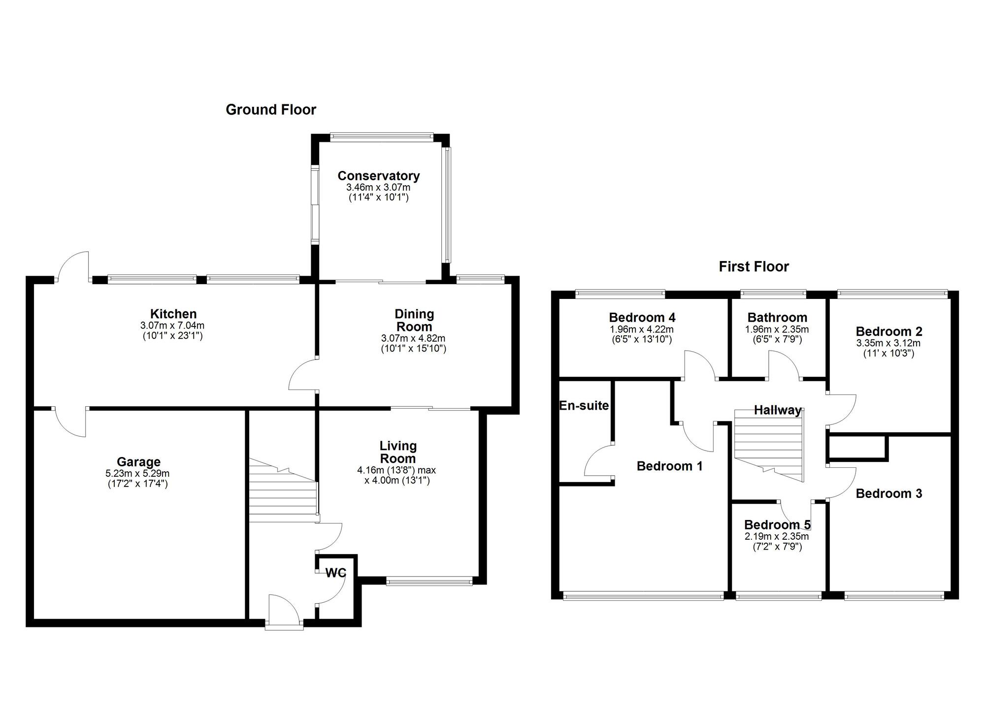 Floorplan of 5 bedroom Detached House for sale, Home Park, Wallsend, Tyne and Wear, NE28