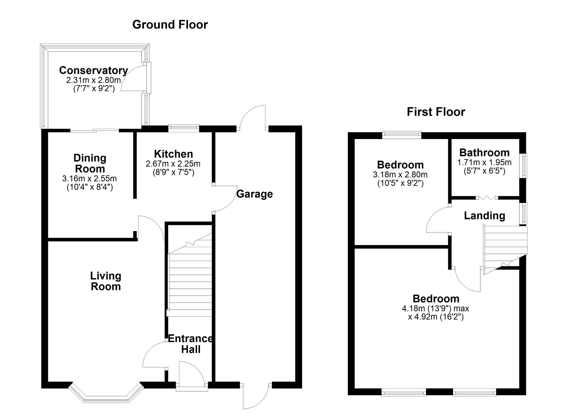 Floorplan of 2 bedroom Semi Detached House for sale, Scrogg Road, Newcastle upon Tyne, Tyne and Wear, NE6