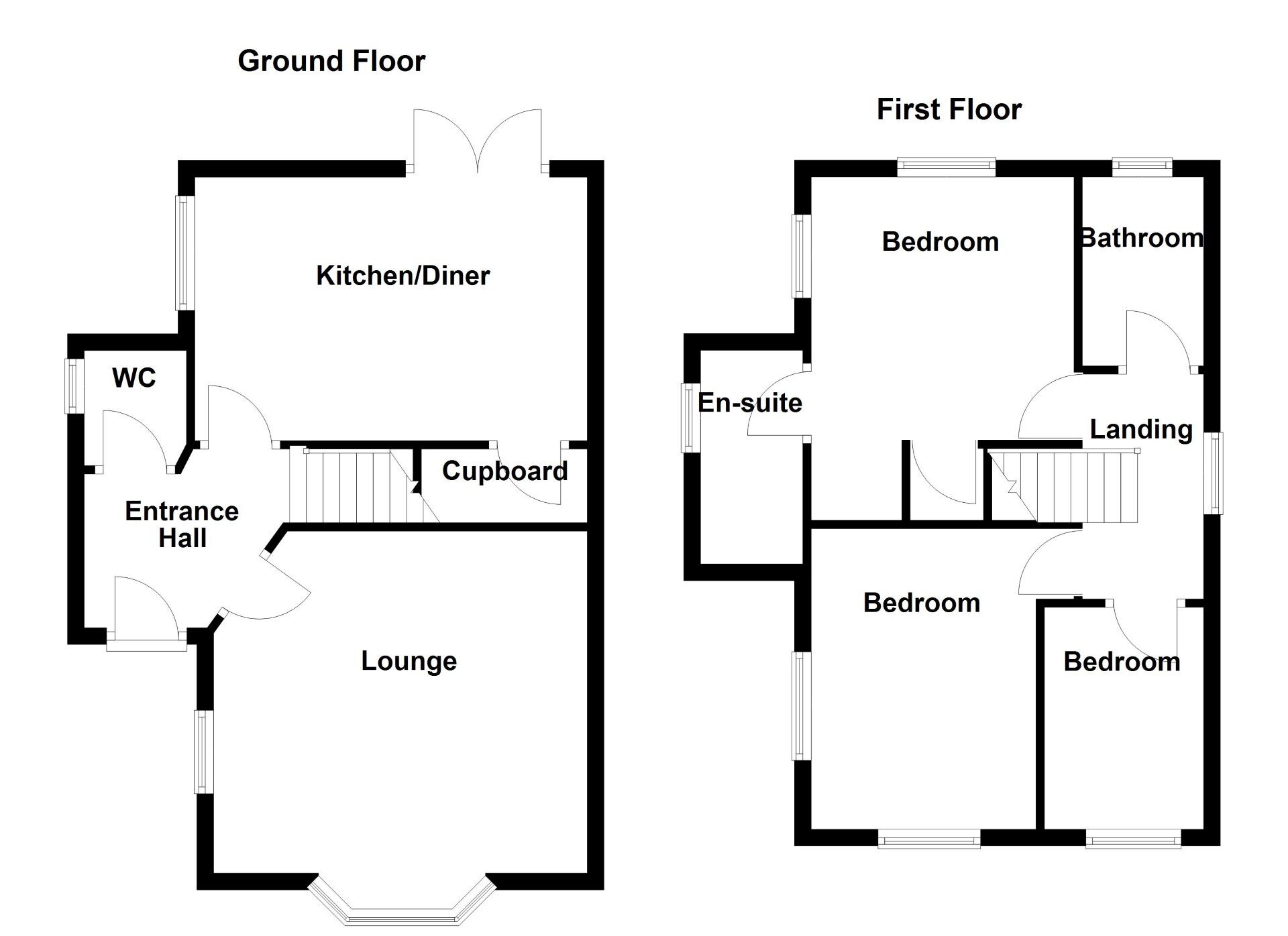 Floorplan of 3 bedroom Detached House for sale, Lawson Close, Newcastle upon Tyne, Tyne and Wear, NE6