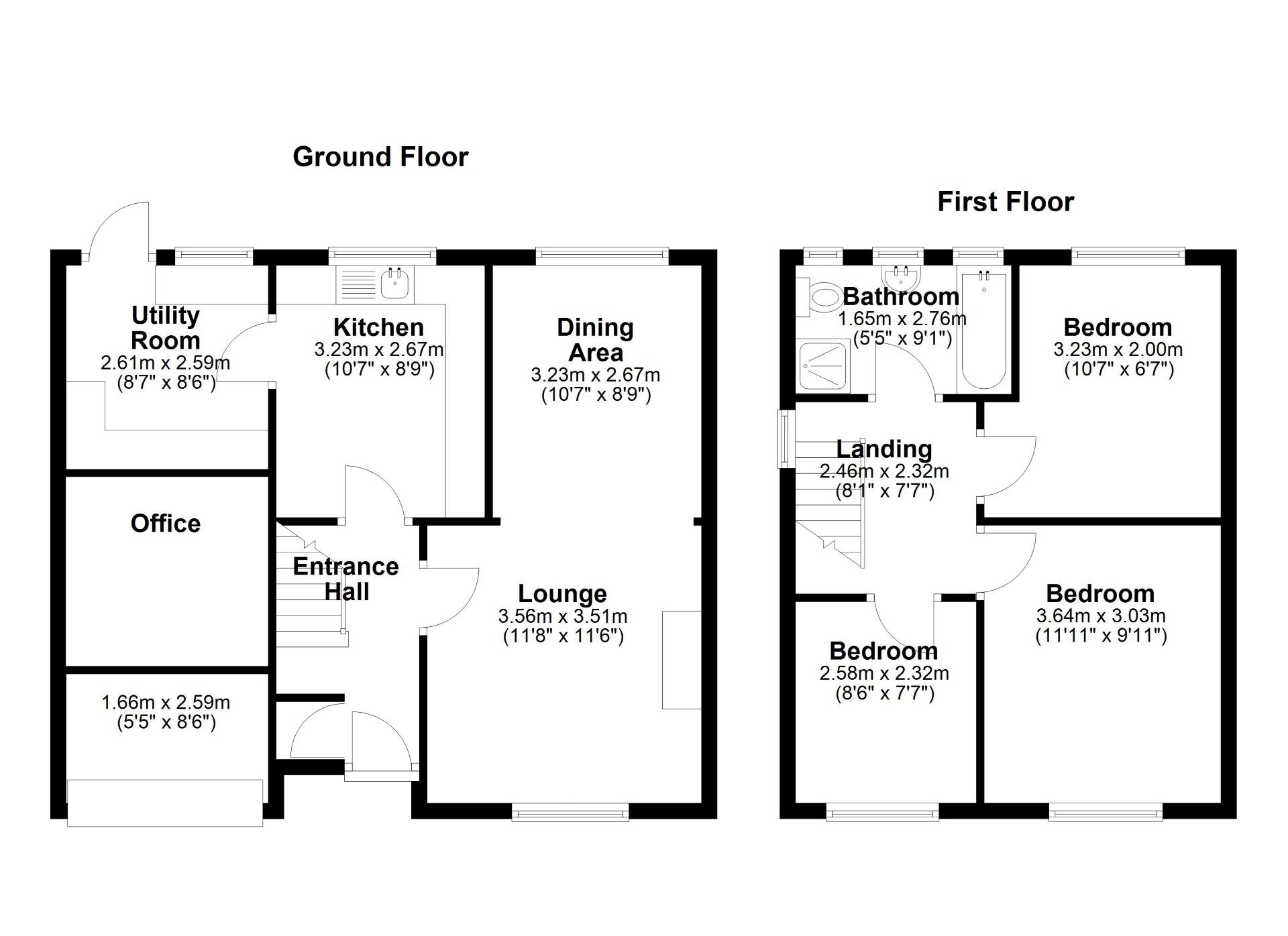 Floorplan of 3 bedroom Semi Detached House for sale, Bamburgh Drive, Wallsend, Tyne and Wear, NE28