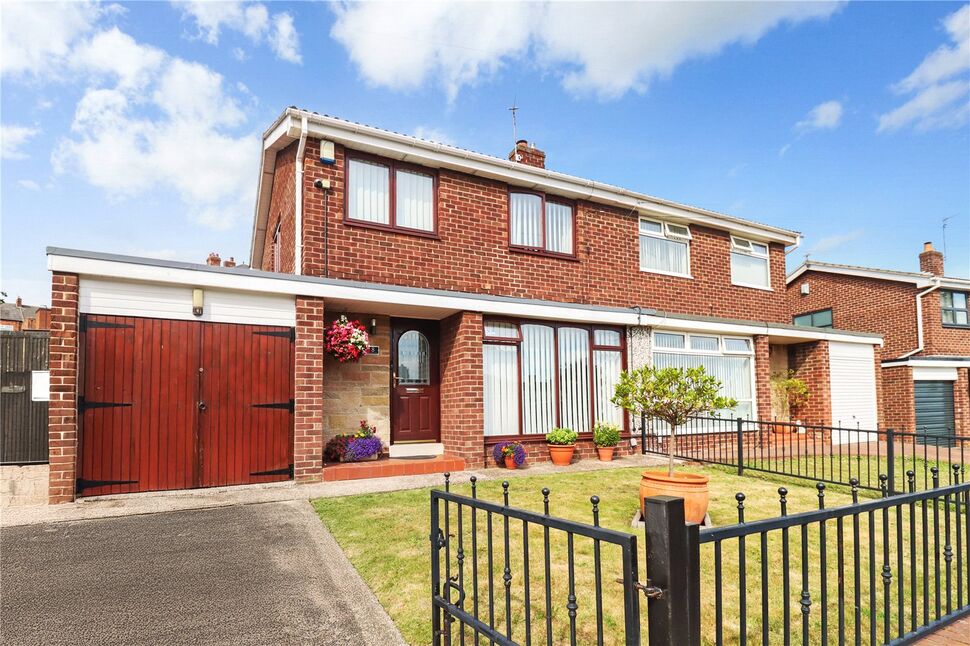 Main image of 3 bedroom Semi Detached House for sale, Bamburgh Drive, Wallsend, Tyne and Wear, NE28